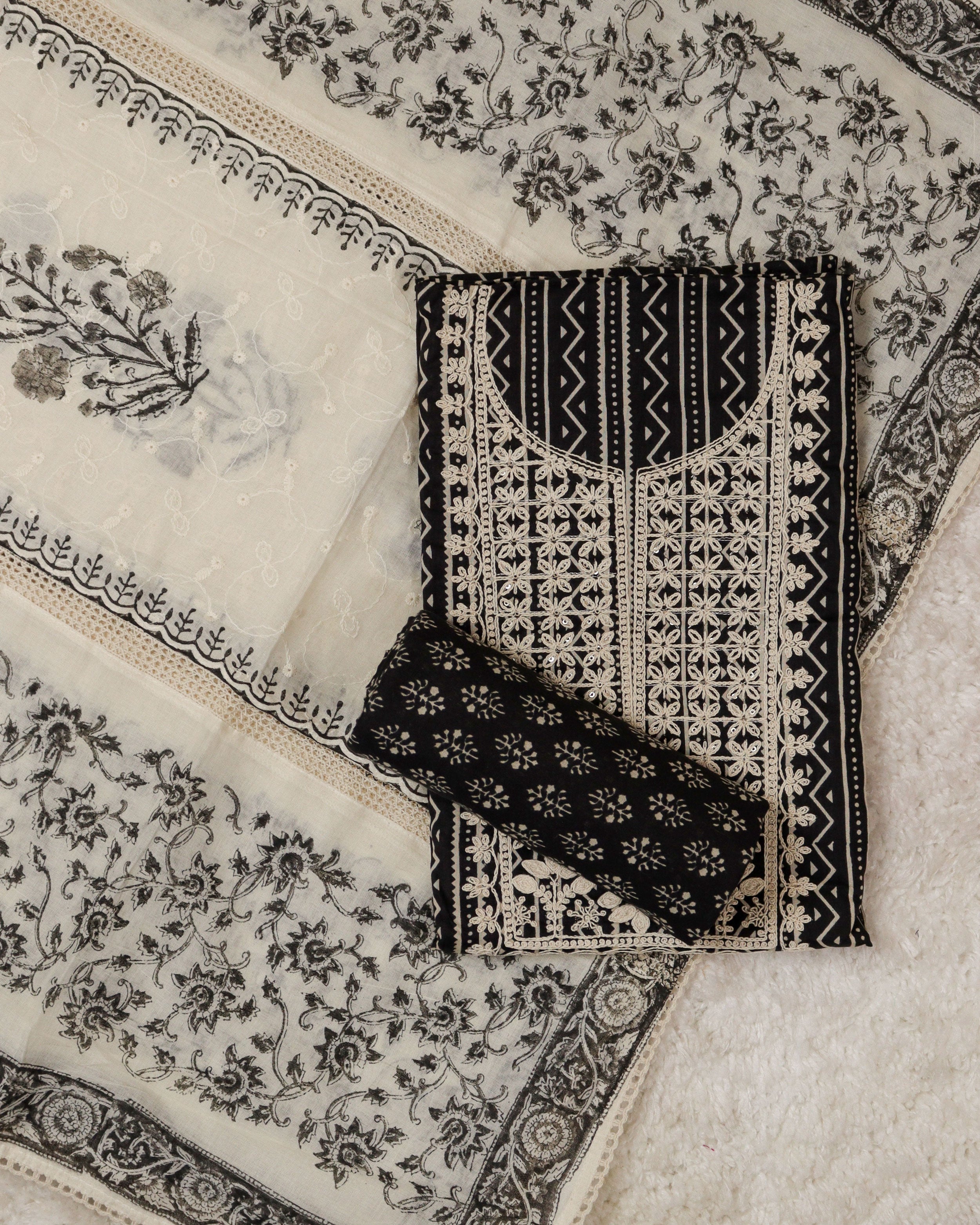 Load image into Gallery viewer, Pure Cotton Unstitched Suit-0564