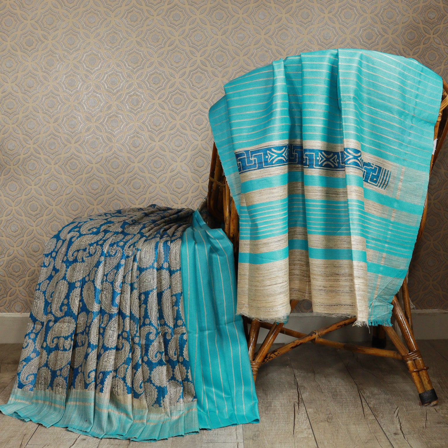 Load image into Gallery viewer, Tussar Ghicha Saree -3585 ( PRE ORDER)