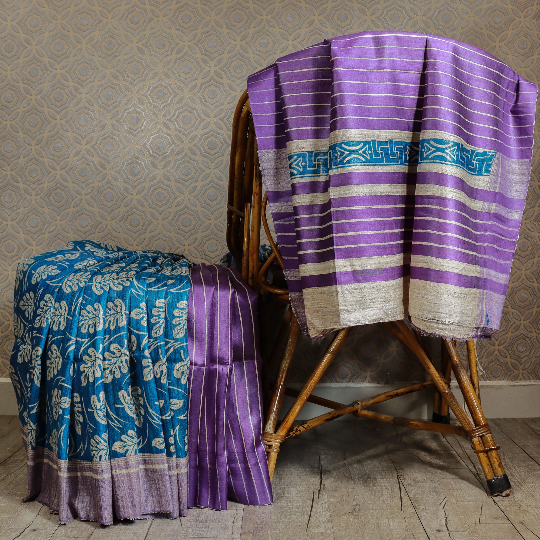 Load image into Gallery viewer, Tussar Ghicha Saree -3585 ( PRE ORDER)