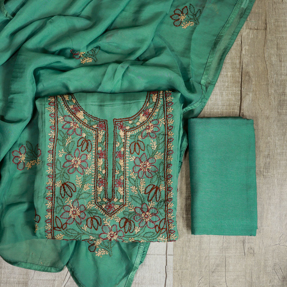 Load image into Gallery viewer, Viscose Organza Unstitched Suit -4016