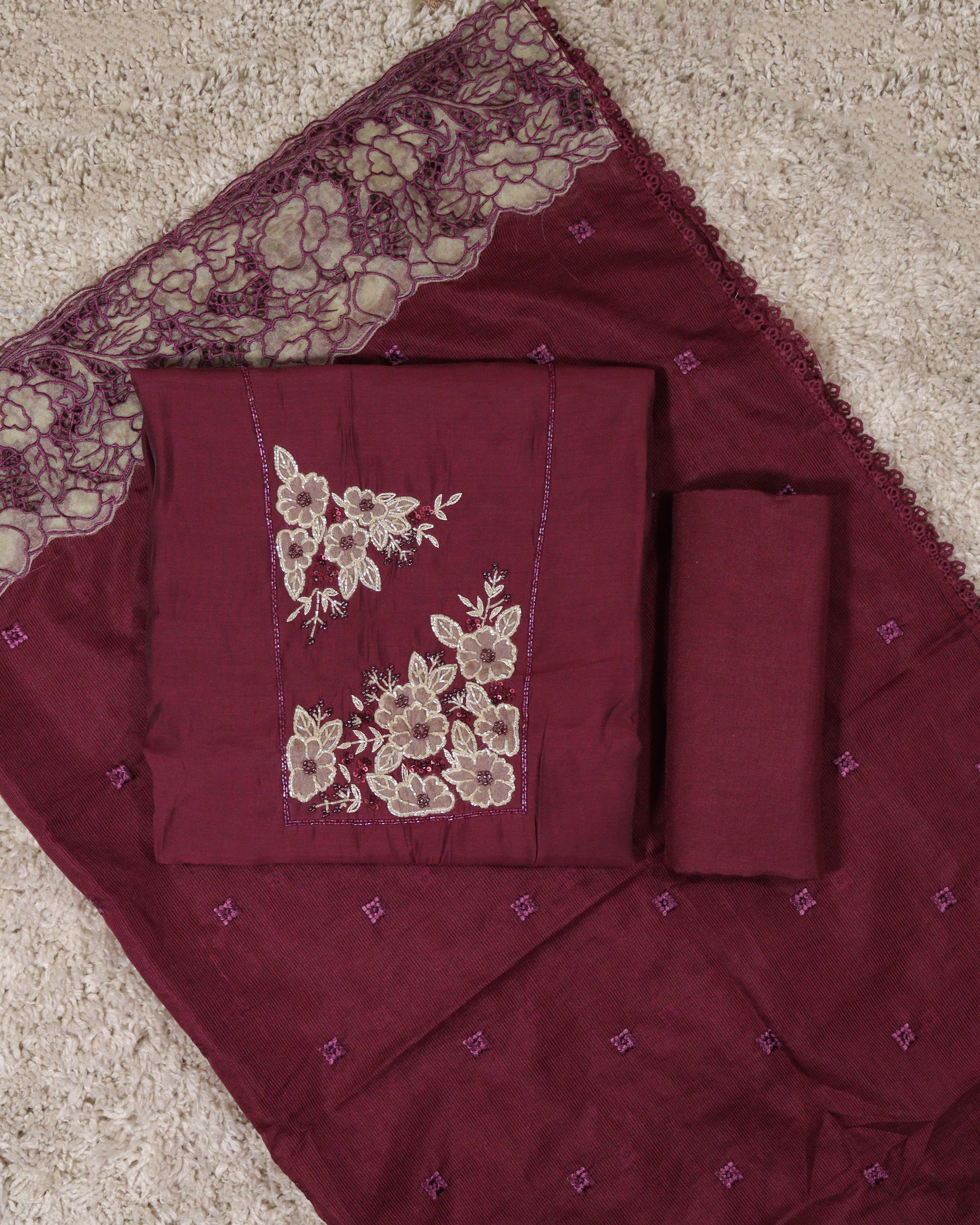 Load image into Gallery viewer, Chanderi Silk Unstitched-5022