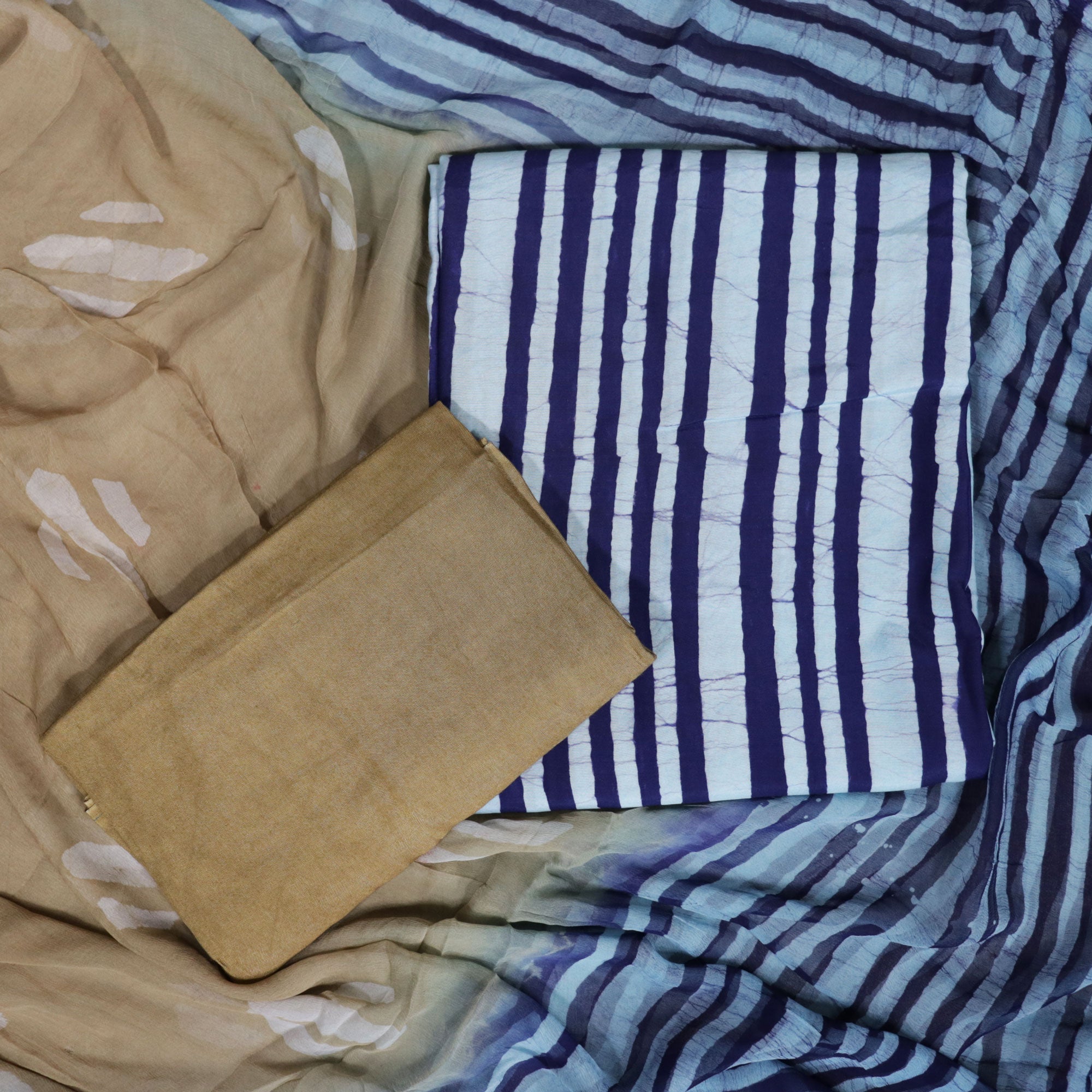 Load image into Gallery viewer, Crape Silk Unstitched Suit-4074