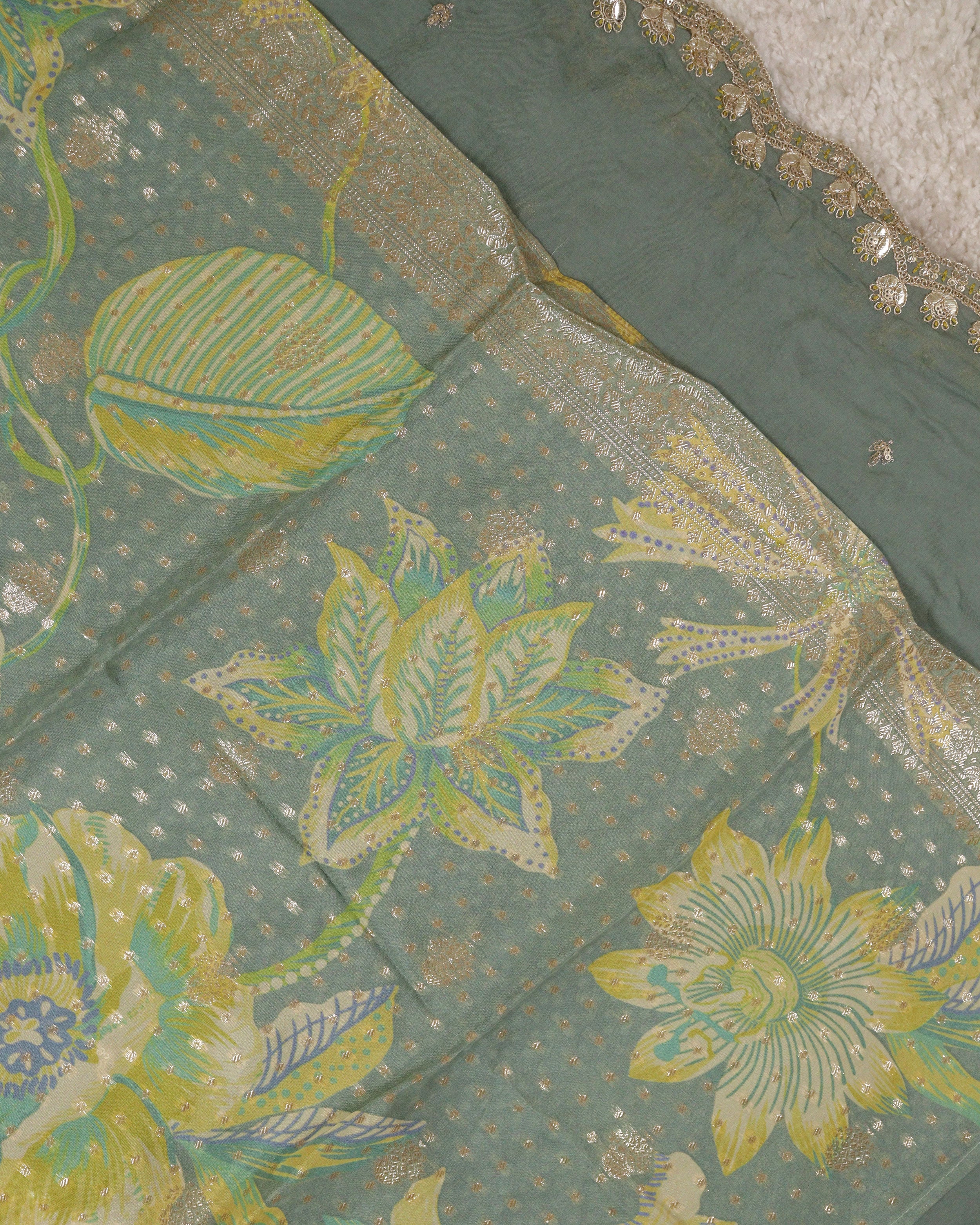 Load image into Gallery viewer, Viscose Organza Unstitched Suit-0941