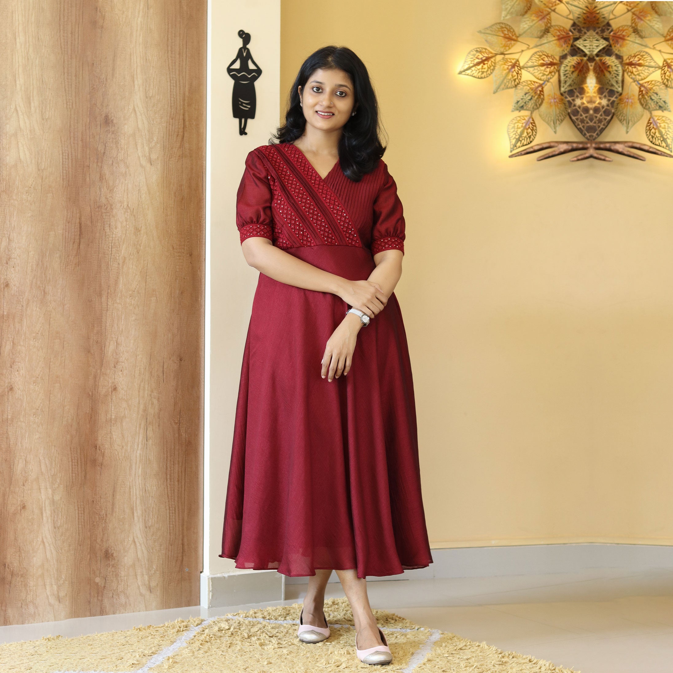 Load image into Gallery viewer, Designer Wear Dress( PRE-ORDER)-4095