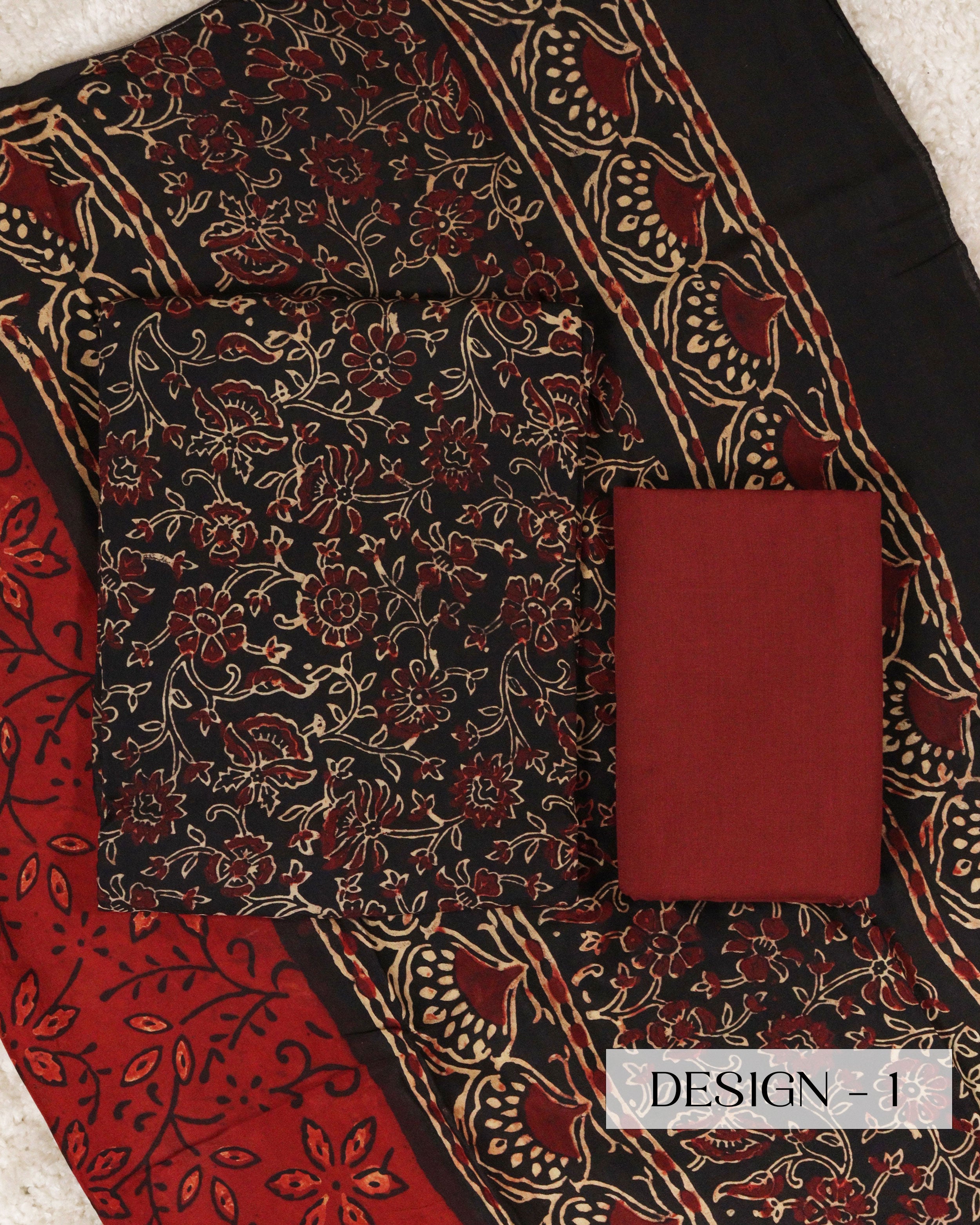 Load image into Gallery viewer, Modal Muslin Silk Unstitched Suit-0935