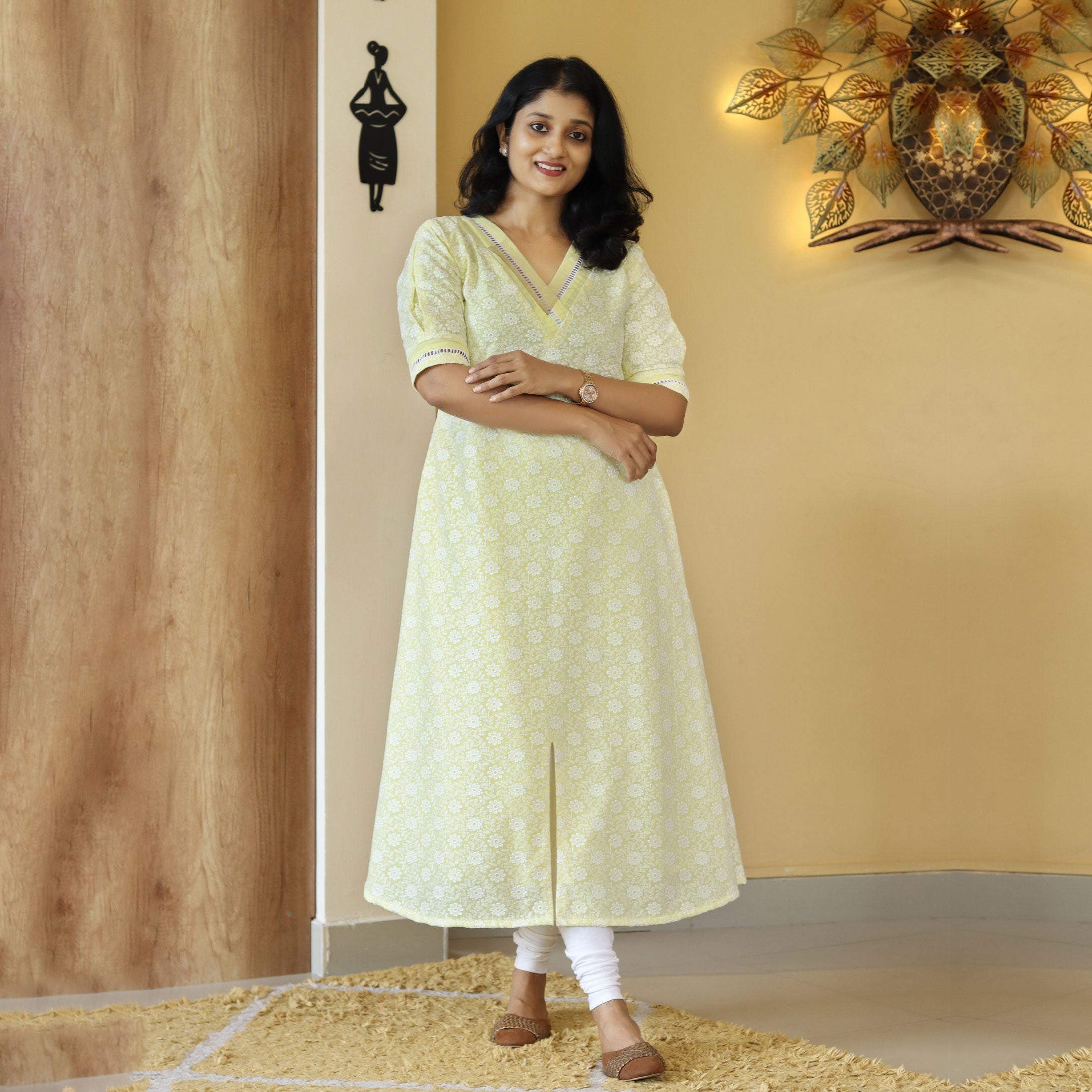 Load image into Gallery viewer, Hakoba Designer Kurti-4140 ( PRE-ORDER)