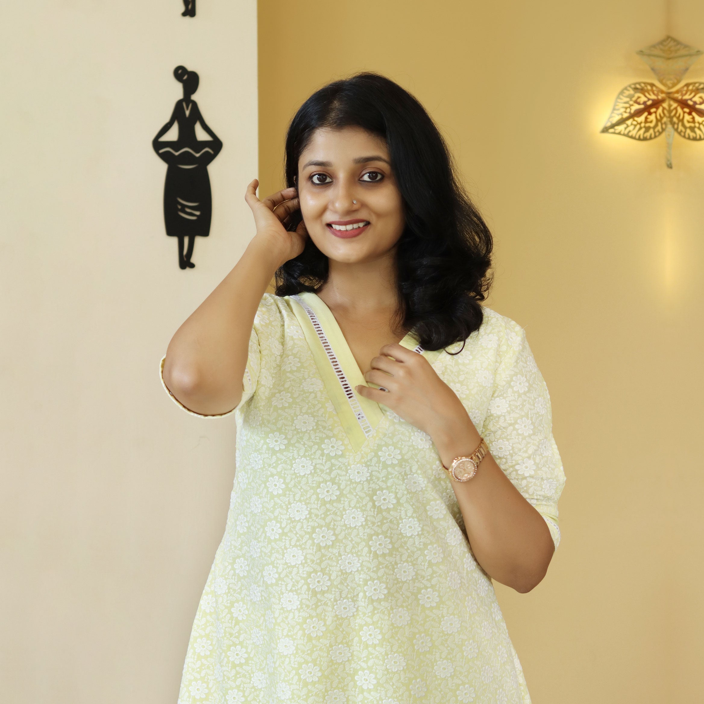 Load image into Gallery viewer, Hakoba Designer Kurti-4140 ( PRE-ORDER)