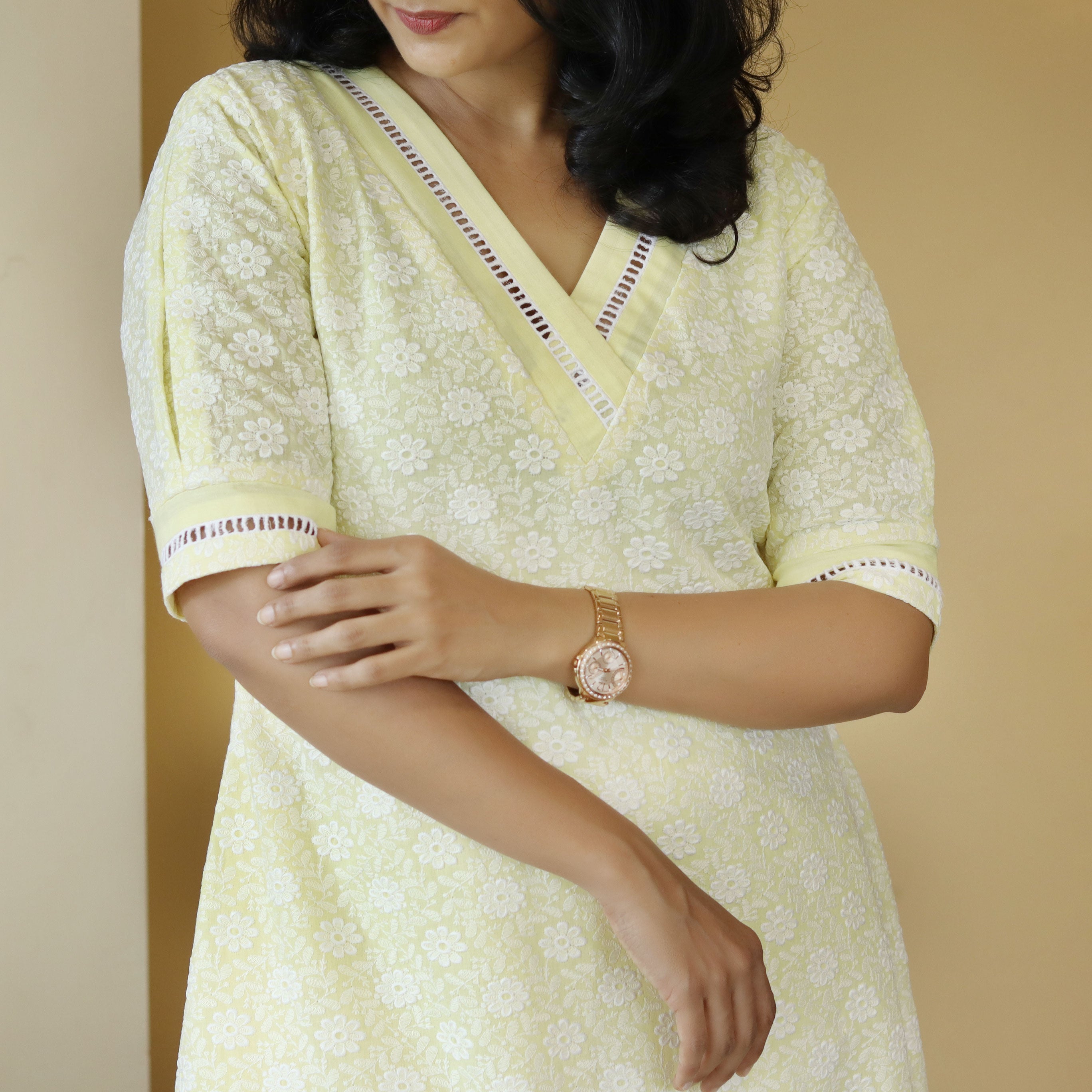 Load image into Gallery viewer, Hakoba Designer Kurti-4140 ( PRE-ORDER)