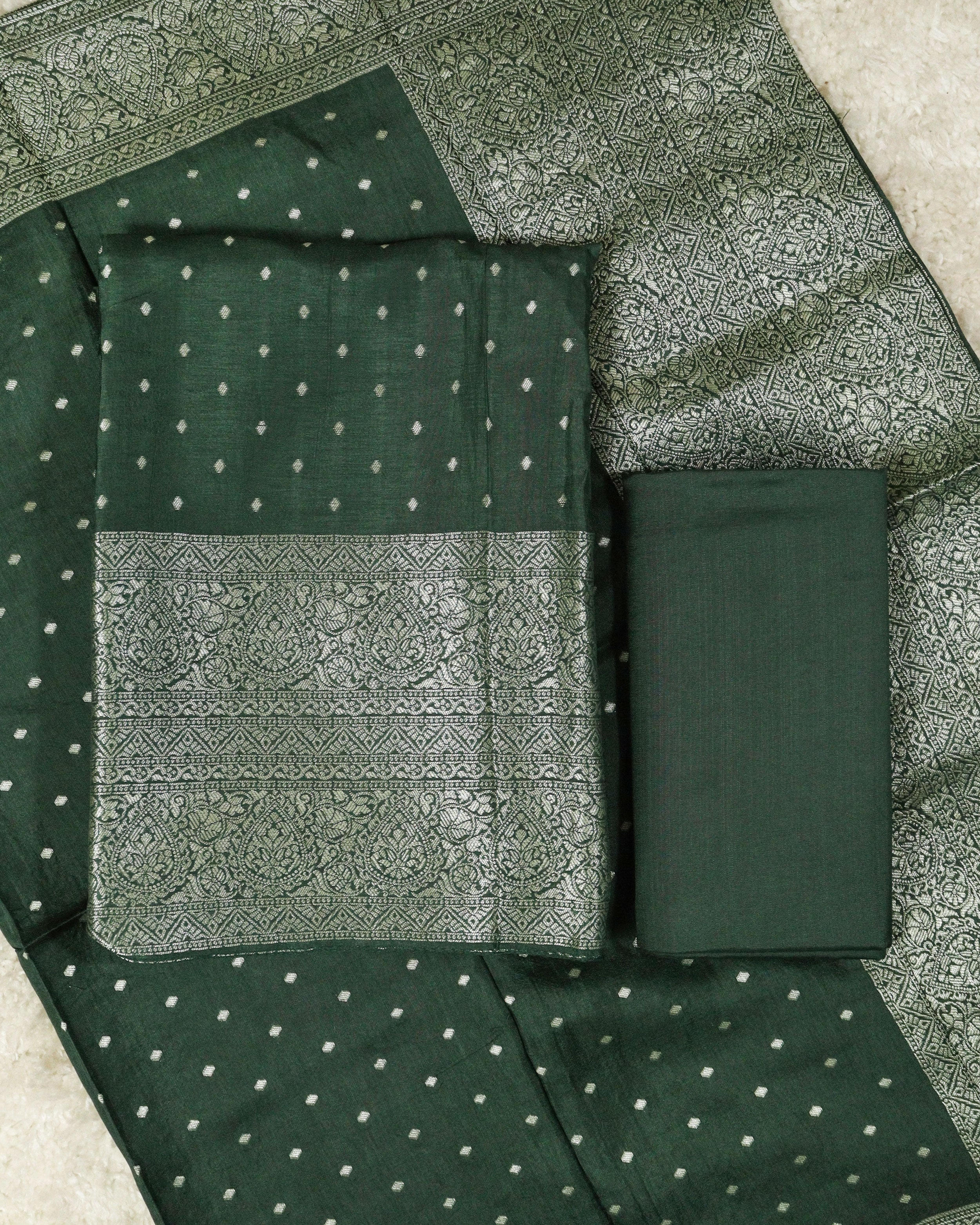 Load image into Gallery viewer, Gaji Silk Banarasi Unstitched Suit-1016