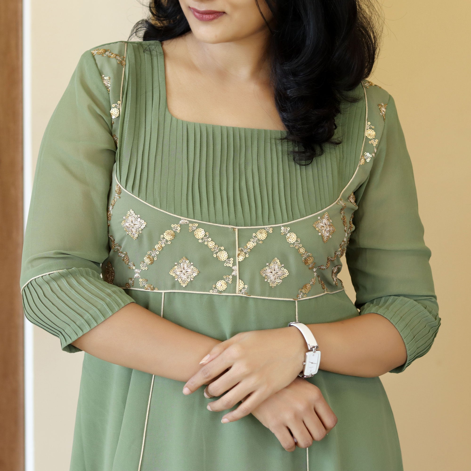 Load image into Gallery viewer, Panel cut designer kurti-3997 (PRE-ORDER)