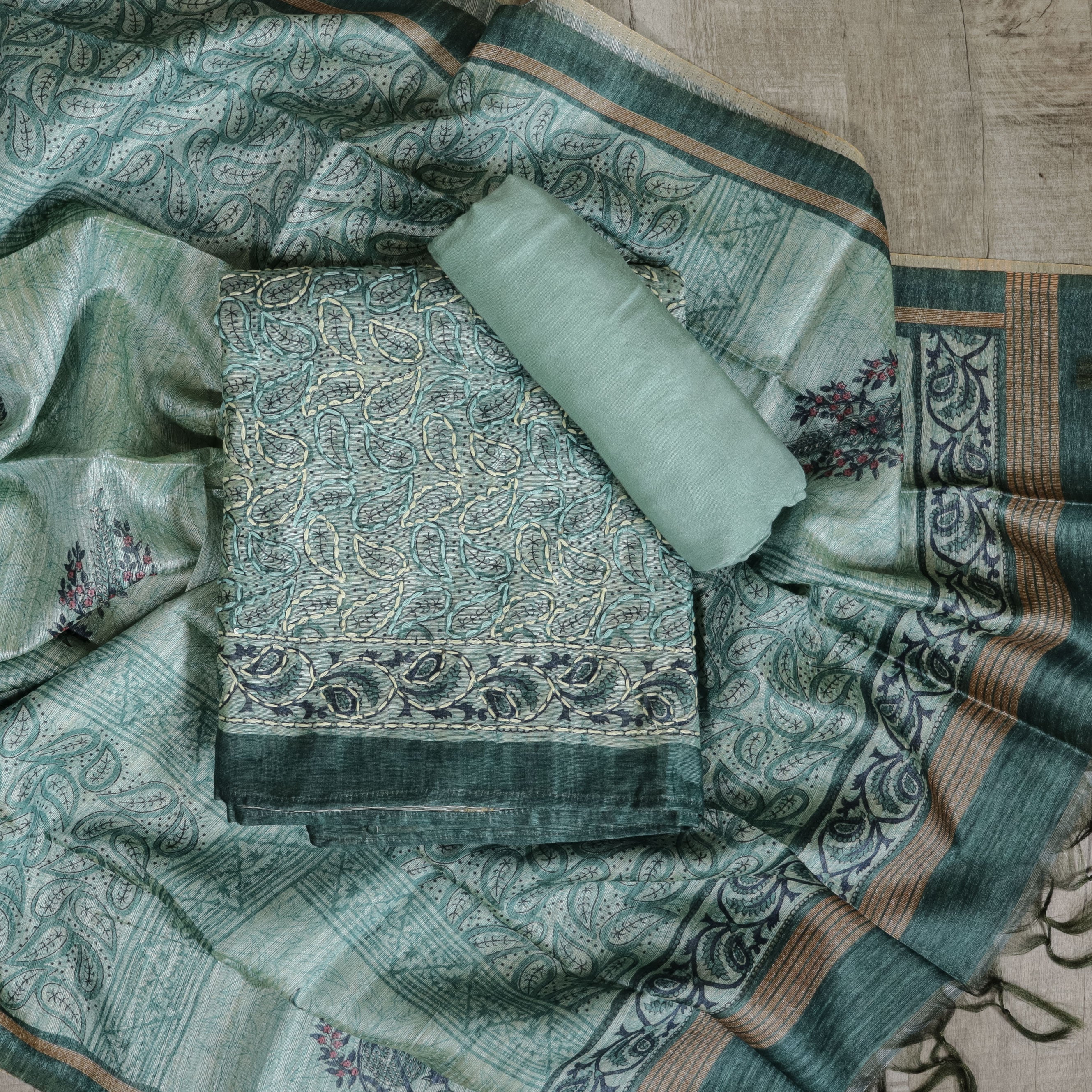 Load image into Gallery viewer, Kanta Stitch Unstitched Suit-2982