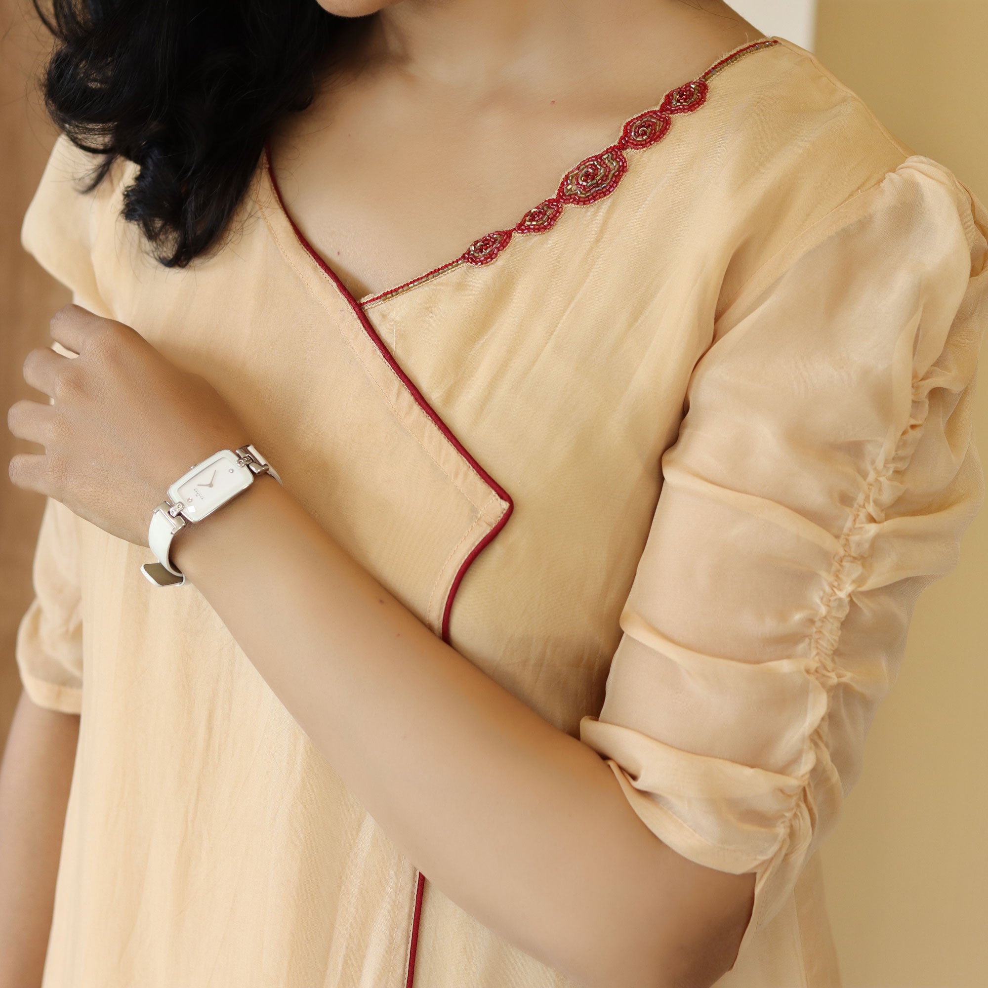 Load image into Gallery viewer, Pure Organza Designer Kurti(PRE-ORDER)-4102