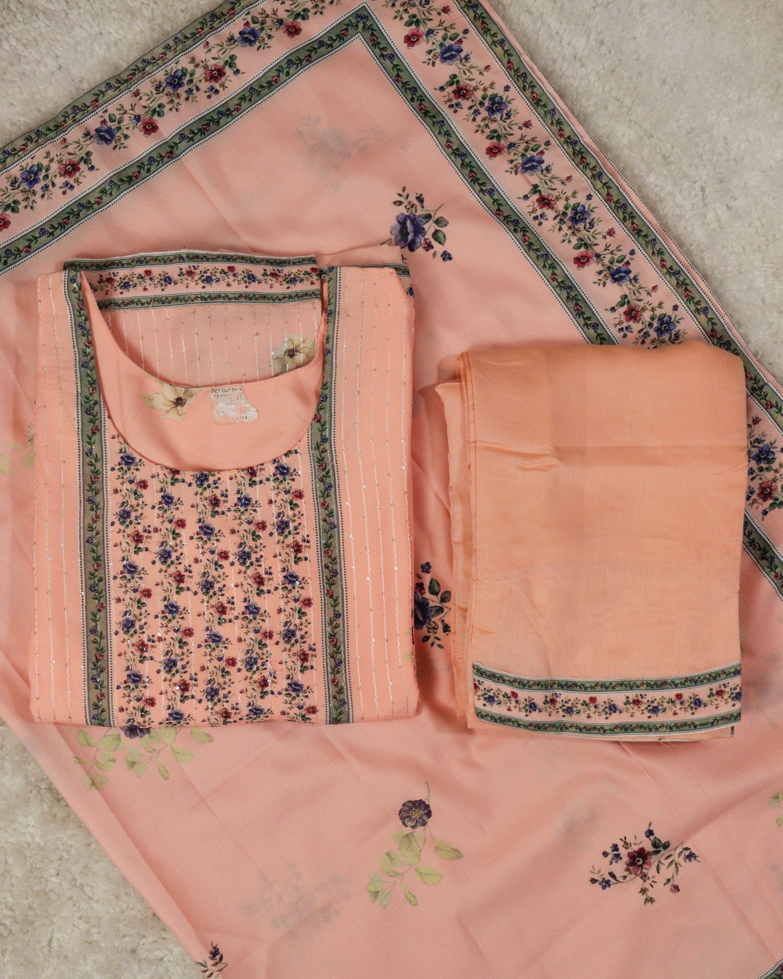 Load image into Gallery viewer, Muslin Silk Kurti Set-2225