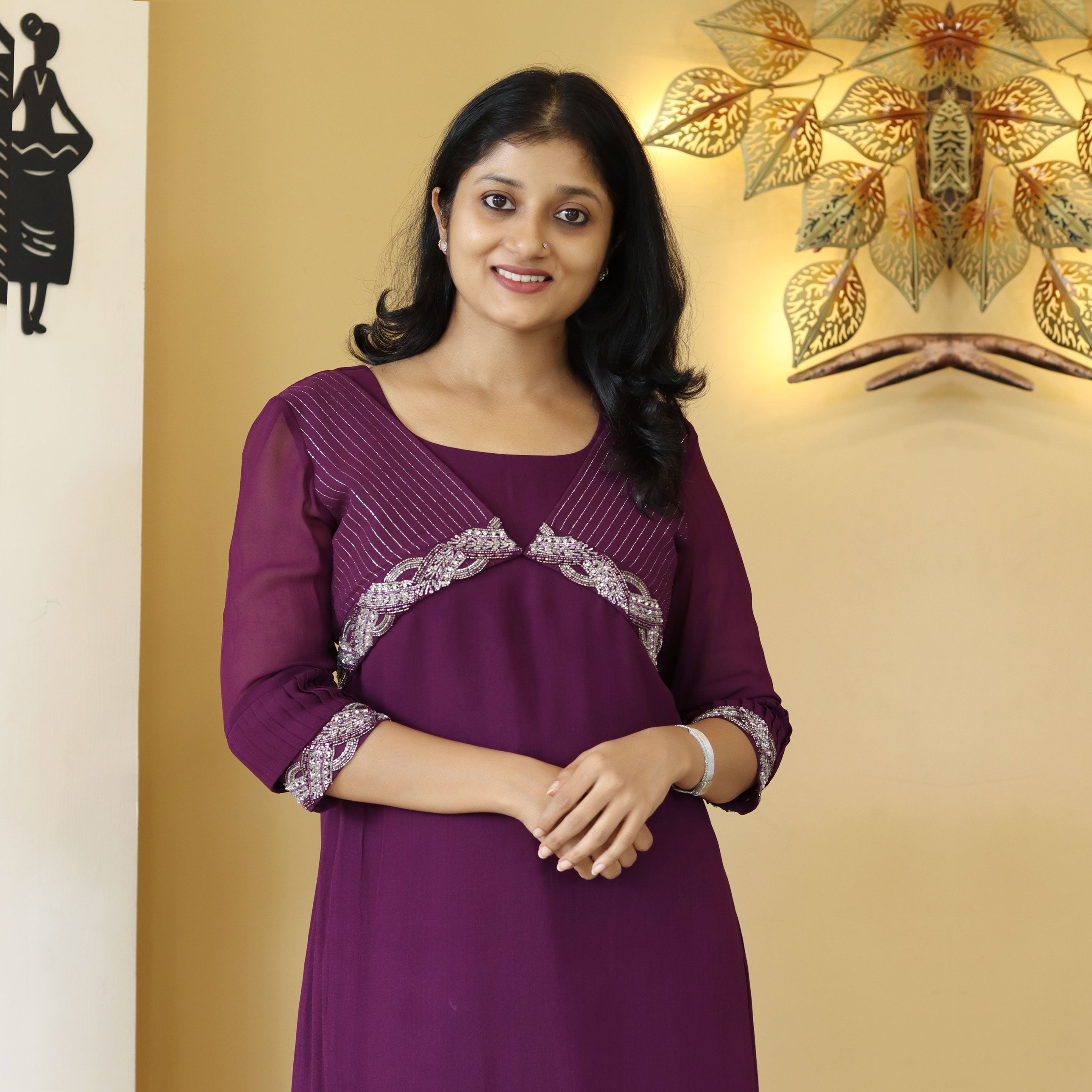 Load image into Gallery viewer, Viscose Georgette Designer Kurti (PRE-ORDER)-4037