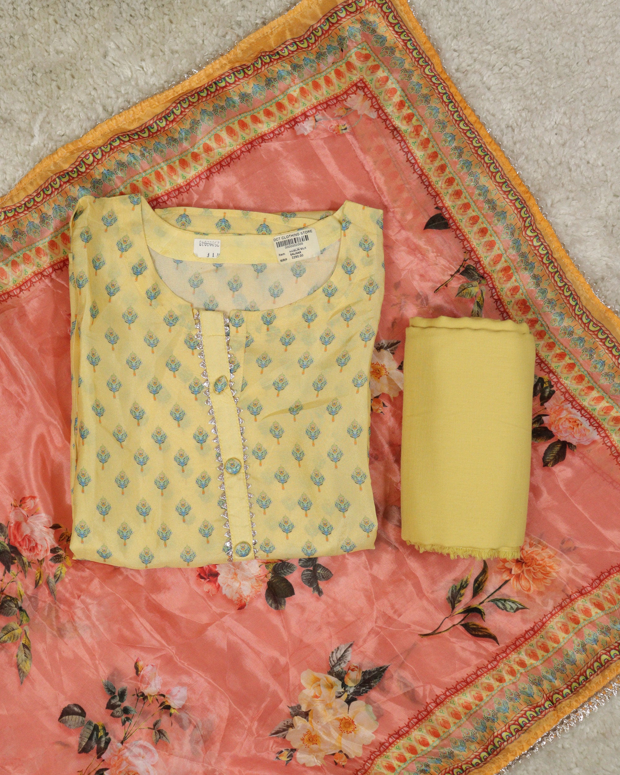 Load image into Gallery viewer, Viscose Organza Unstitched Suit-2008