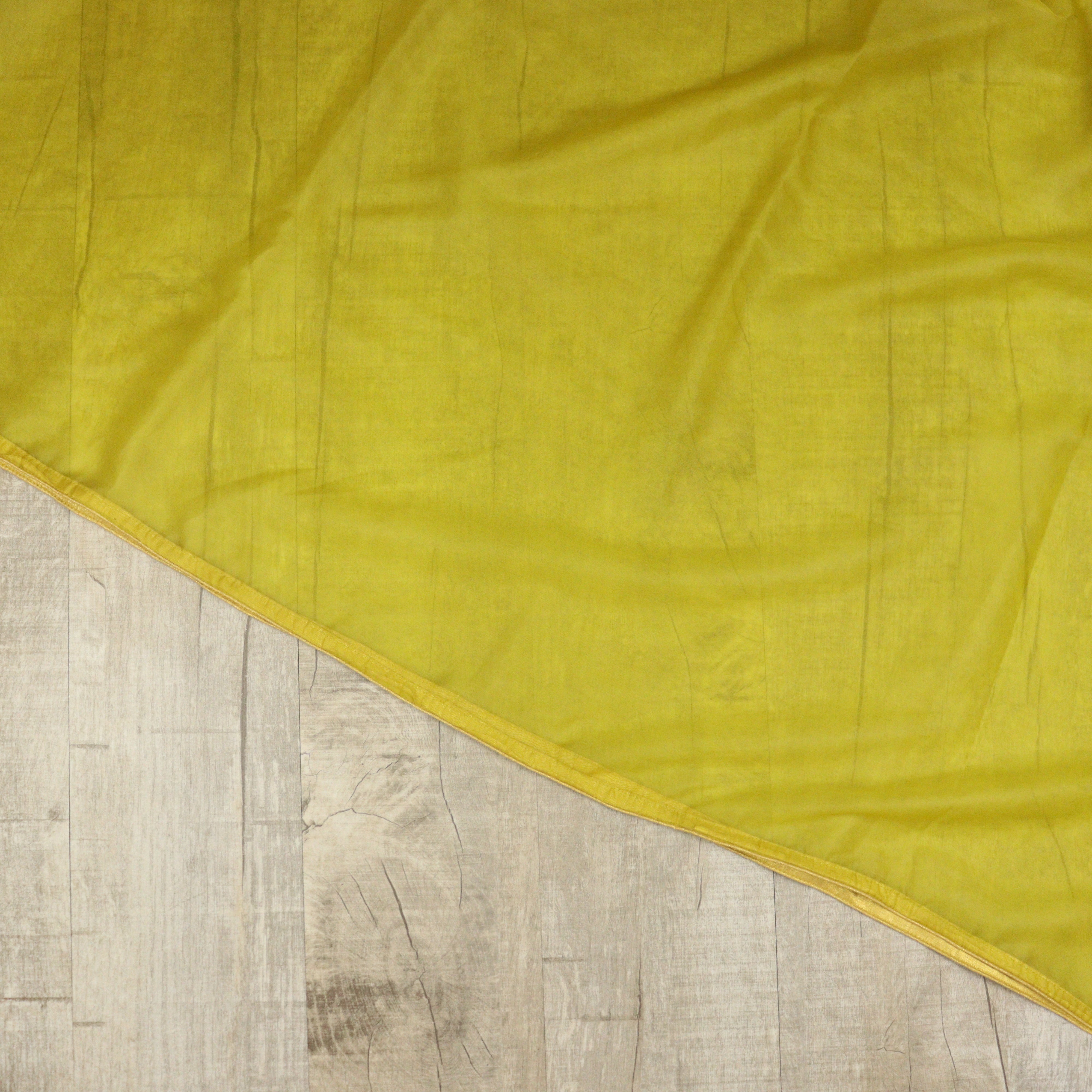 Load image into Gallery viewer, Green yellow Designer organza Suit-3359