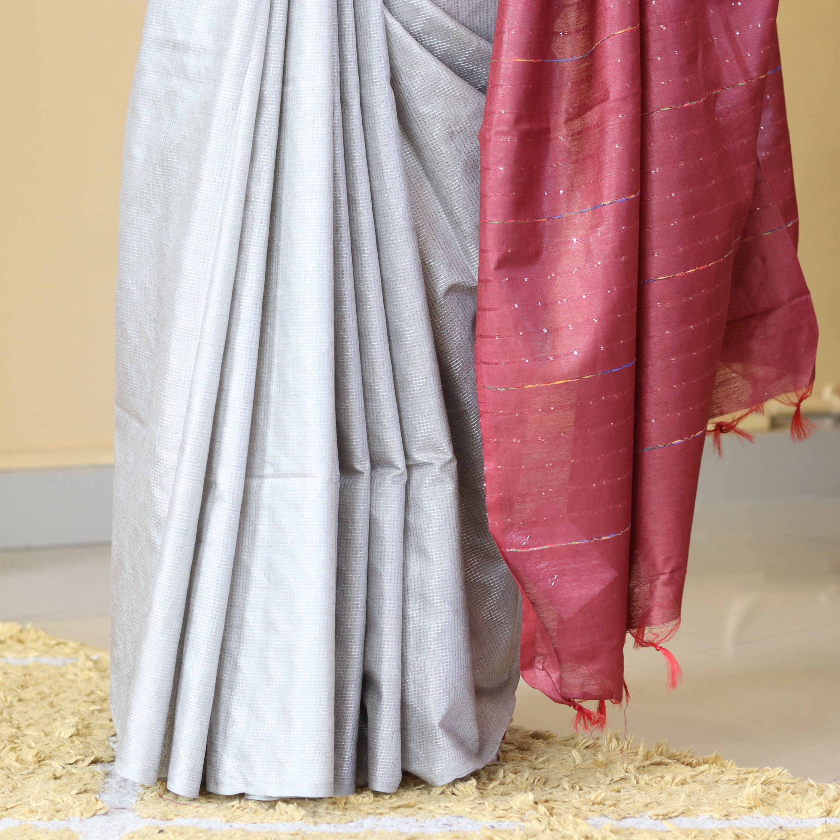 Load image into Gallery viewer, Semi tussar silk saree (PRE-ORDER)