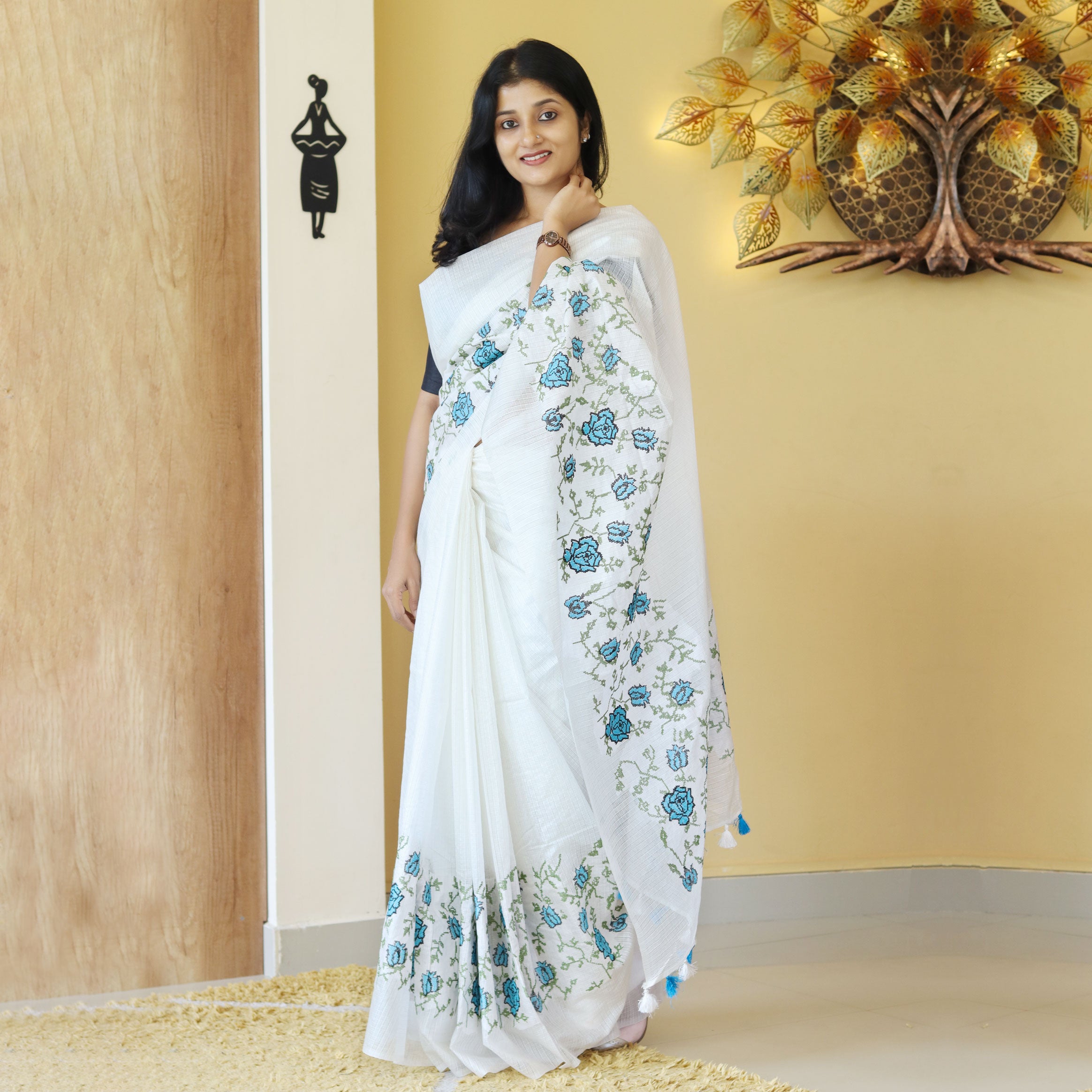 Load image into Gallery viewer, Silky Kotta Saree -4232(PRE ORDER )