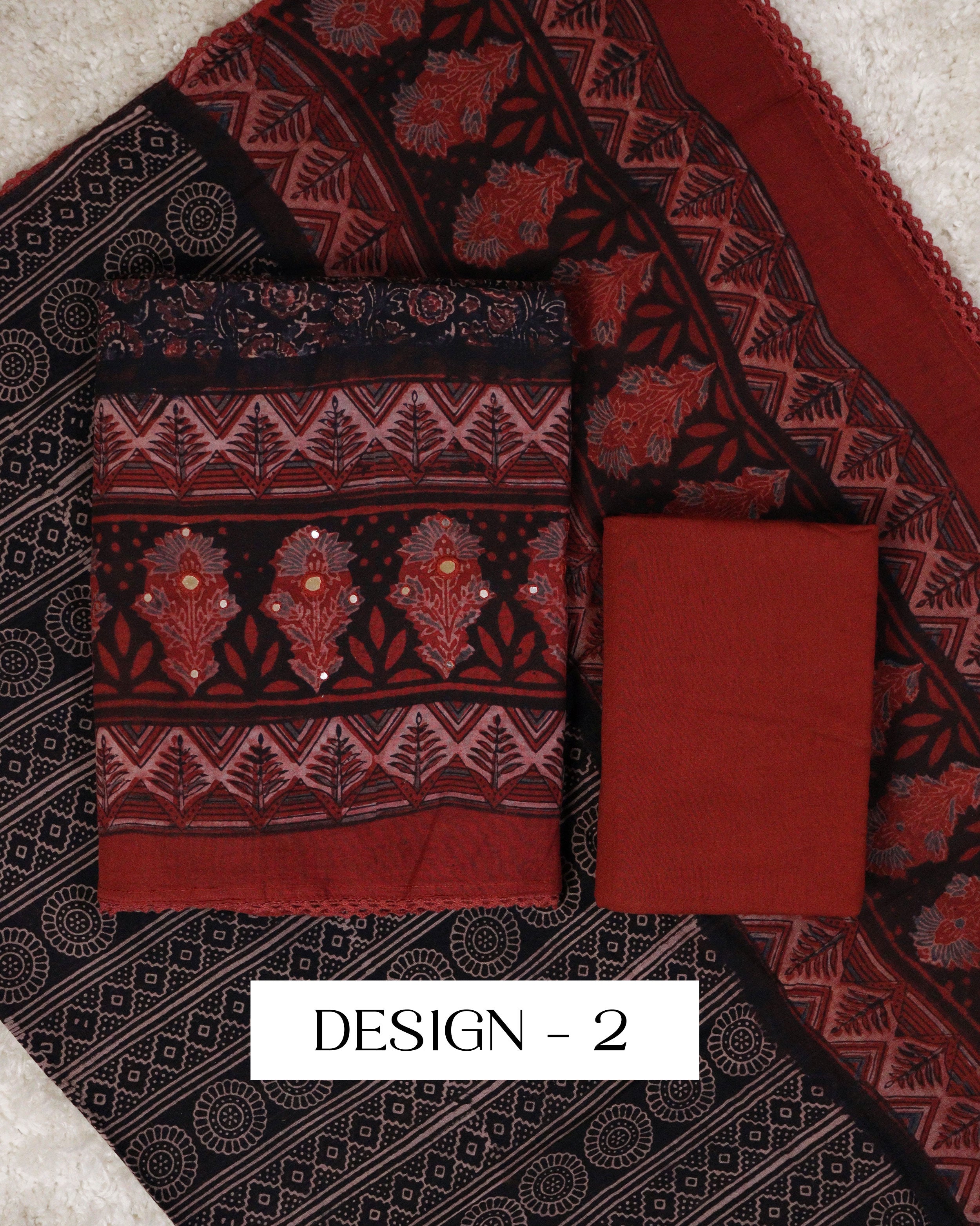 Load image into Gallery viewer, Pure Cotton Unstitched Suit-1200