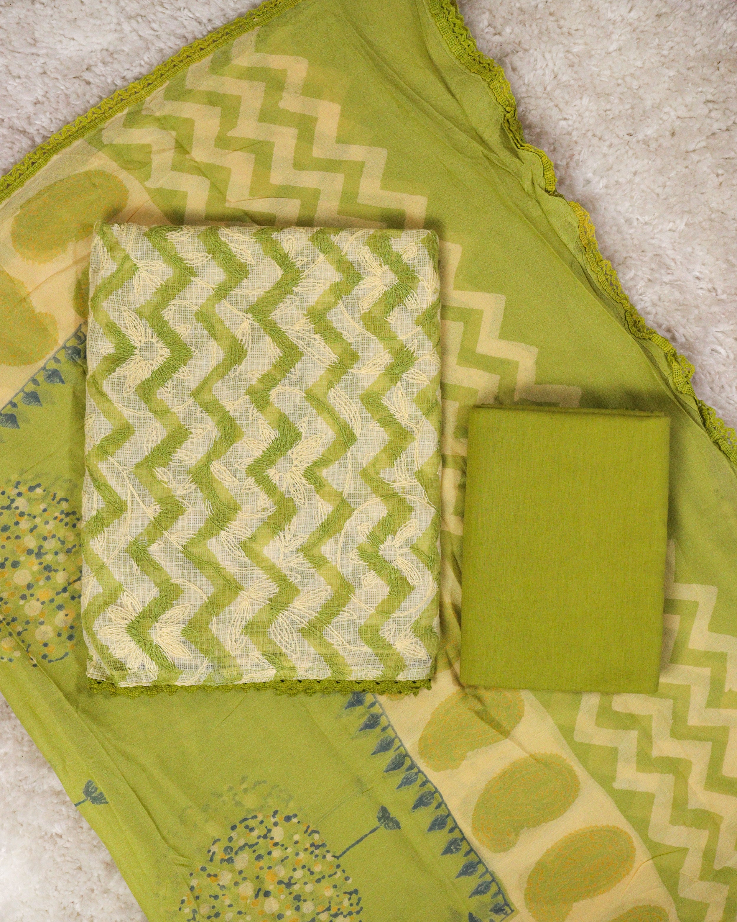 Load image into Gallery viewer, Tepchi Kota Unstitched Suit-1201