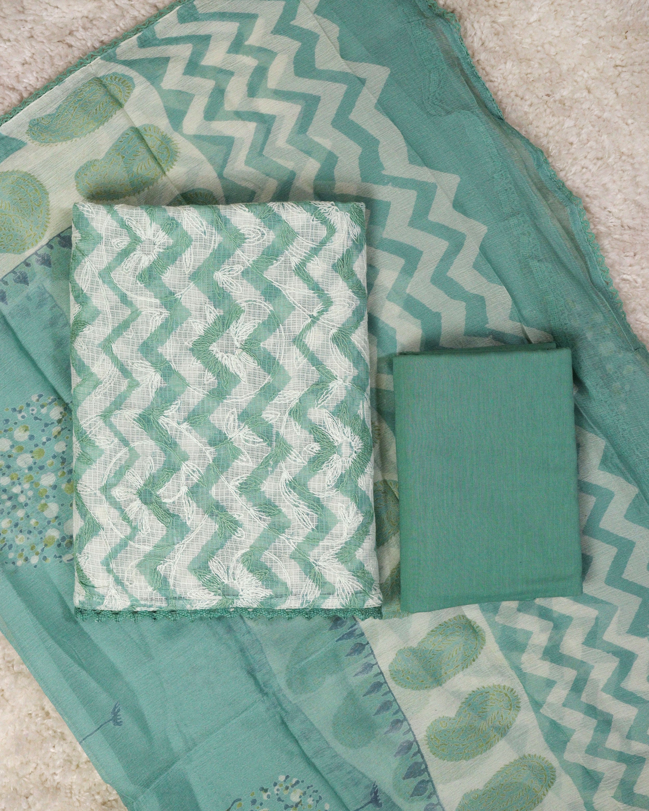 Load image into Gallery viewer, Tepchi Kota Unstitched Suit-1201