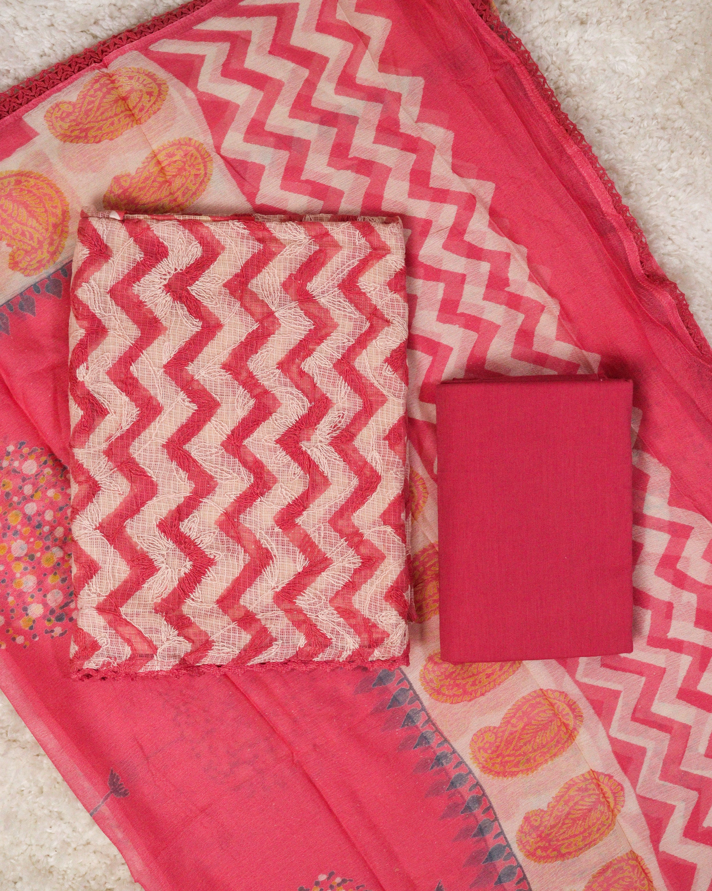 Load image into Gallery viewer, Tepchi Kota Unstitched Suit-1201