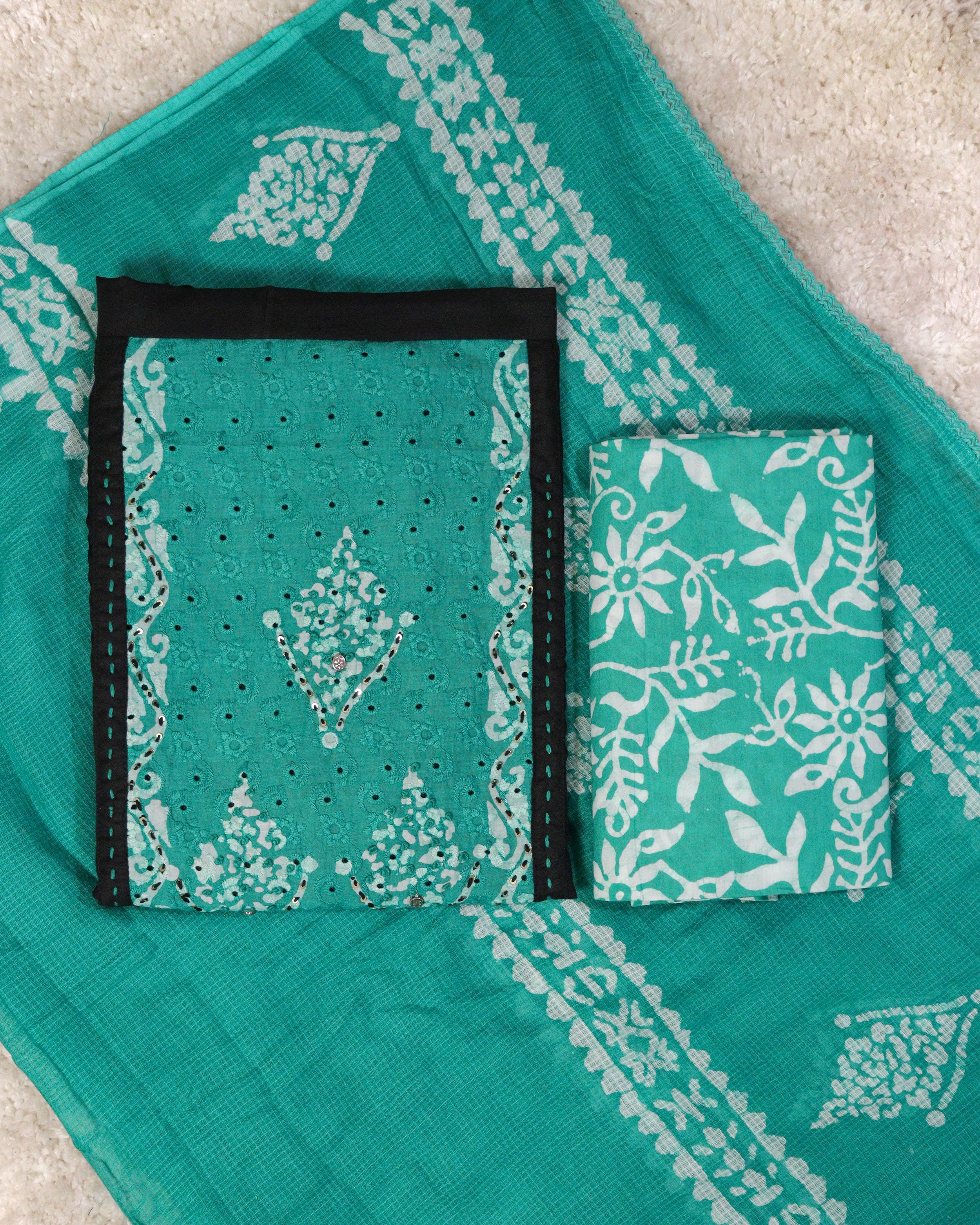 Load image into Gallery viewer, Pure Cotton Unstitched Suit-1202