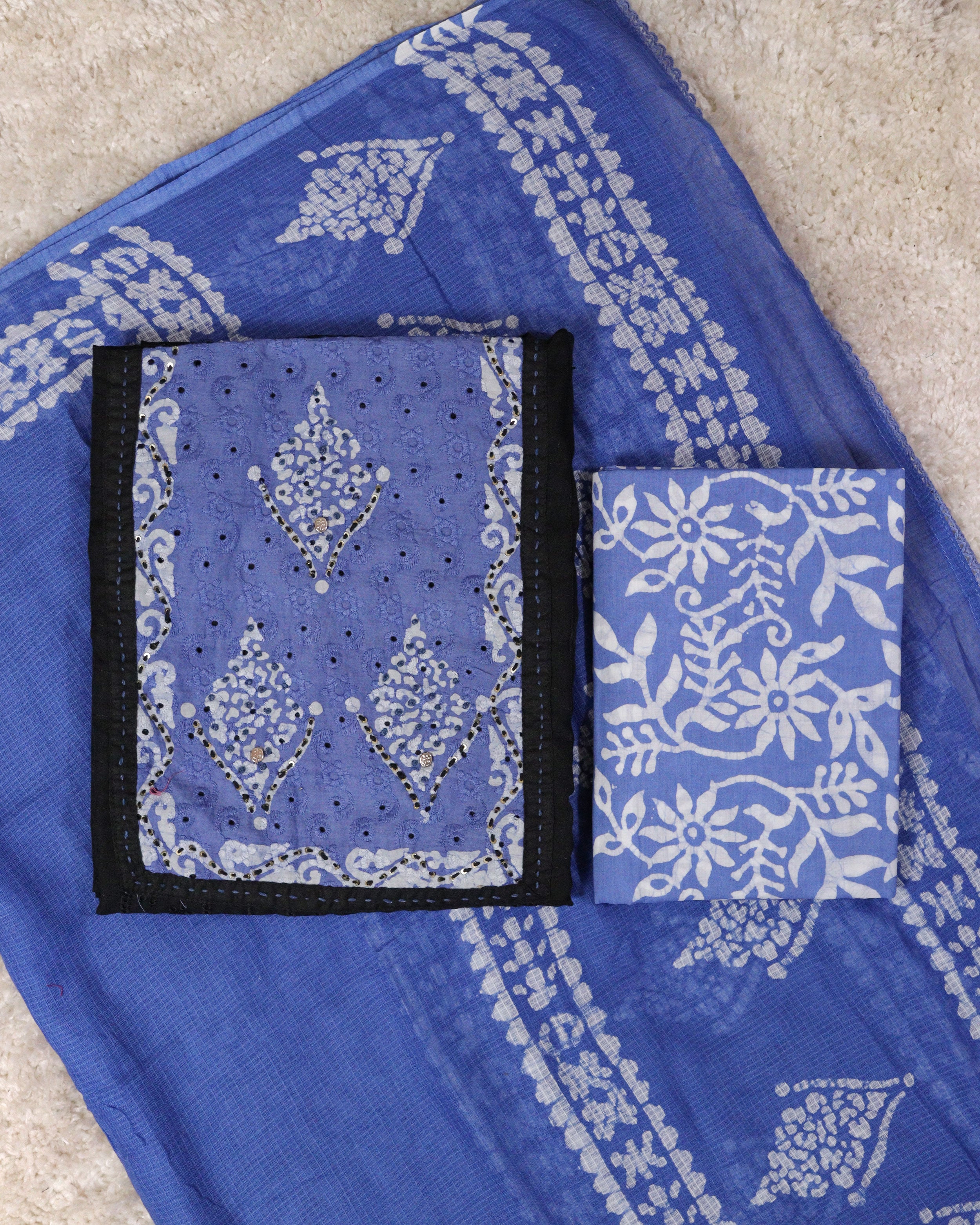 Load image into Gallery viewer, Pure Cotton Unstitched Suit-1202