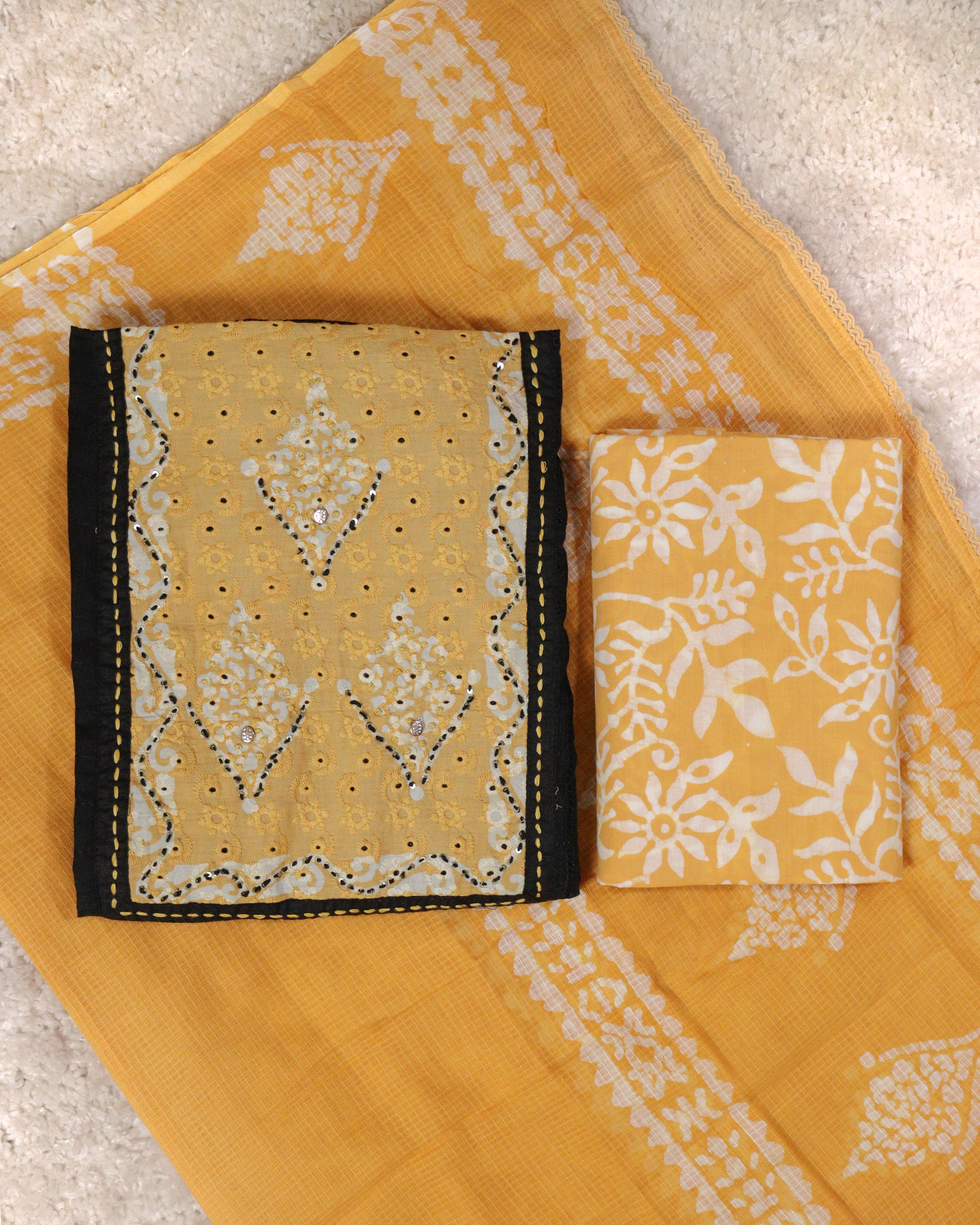 Load image into Gallery viewer, Pure Cotton Unstitched Suit-1202