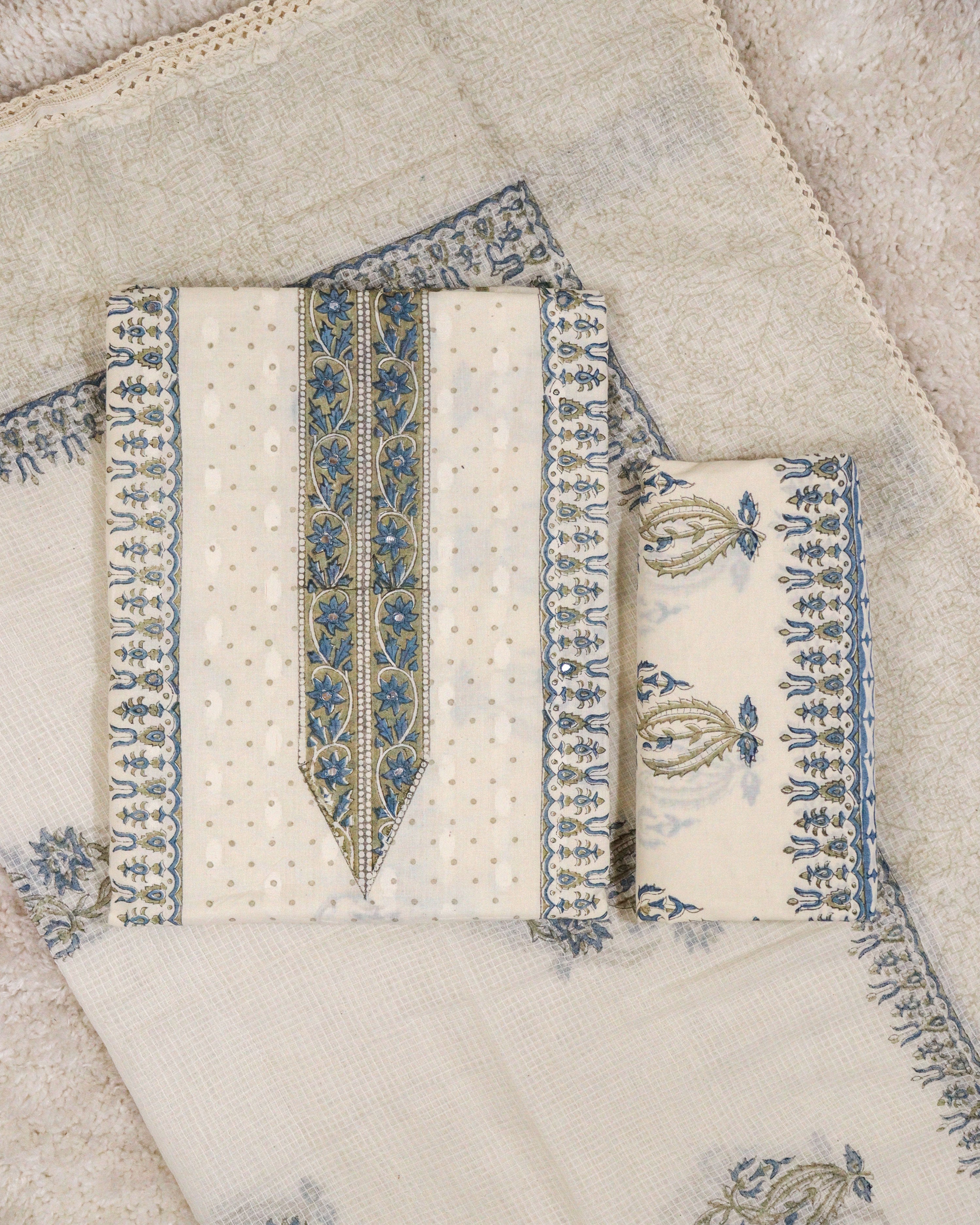 Load image into Gallery viewer, Pure Cotton Unstitched Suit-1287