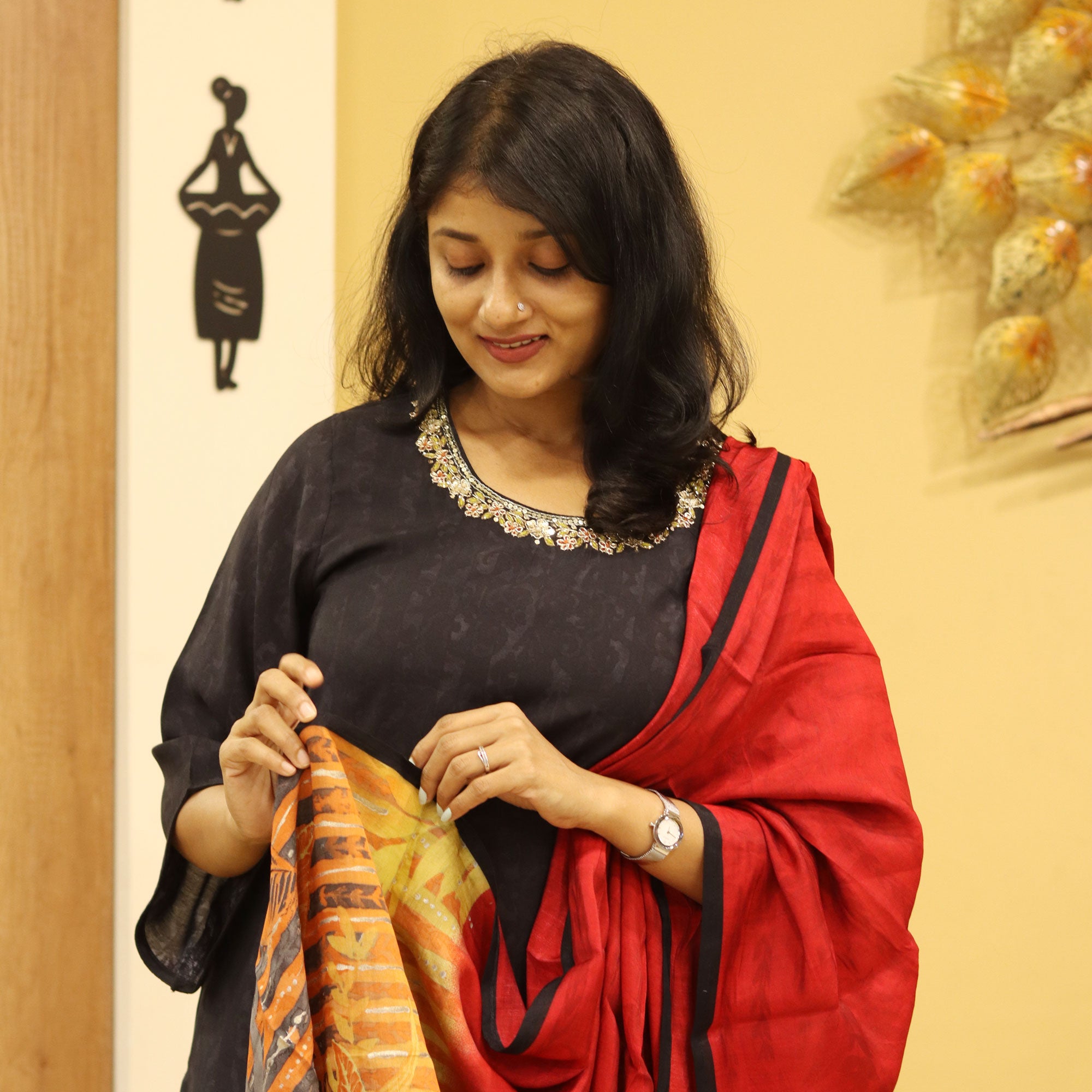 Load image into Gallery viewer, Muslin Silk Kurti Set