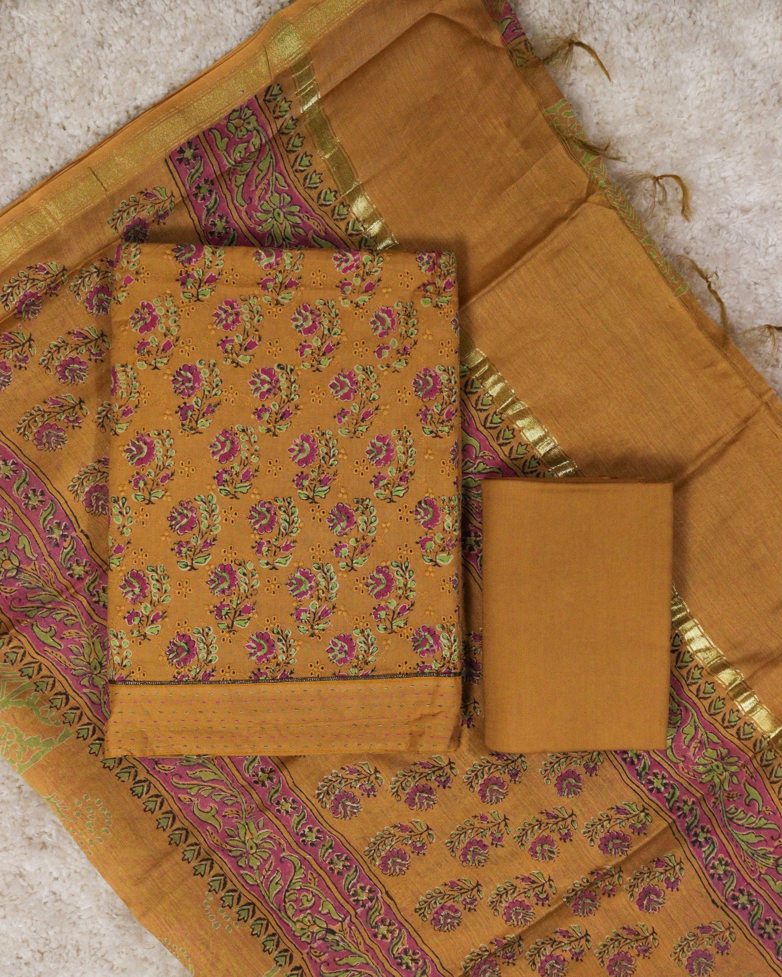 Load image into Gallery viewer, Pure Cotton Unstitched Suit-1363