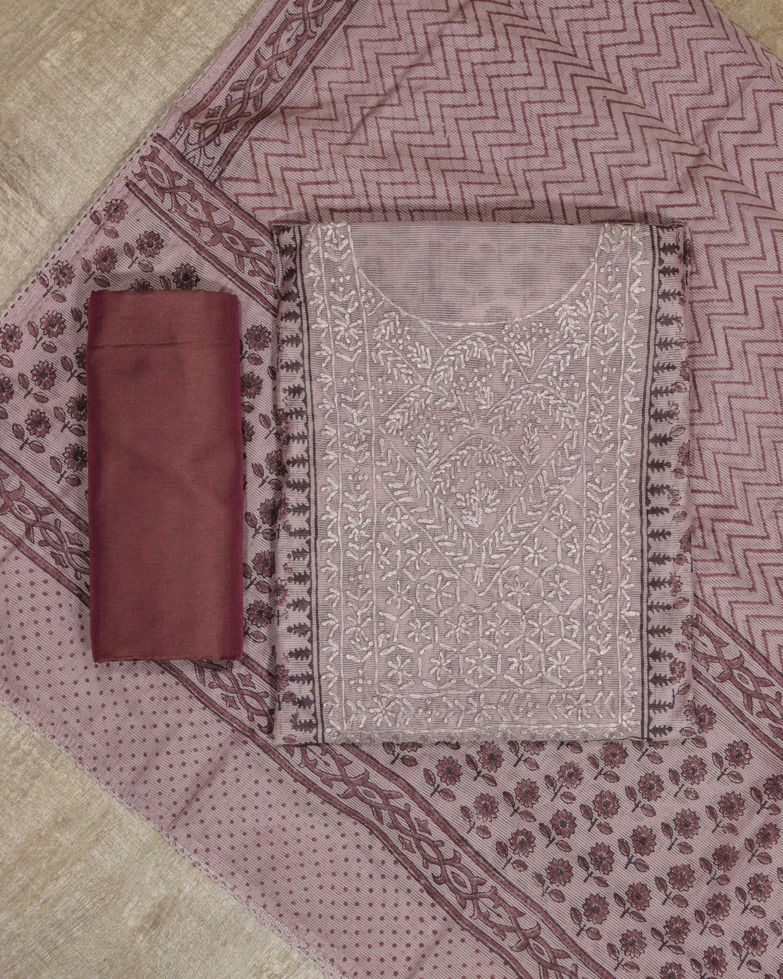 Load image into Gallery viewer, Net Kota Unstitched Suit-1495