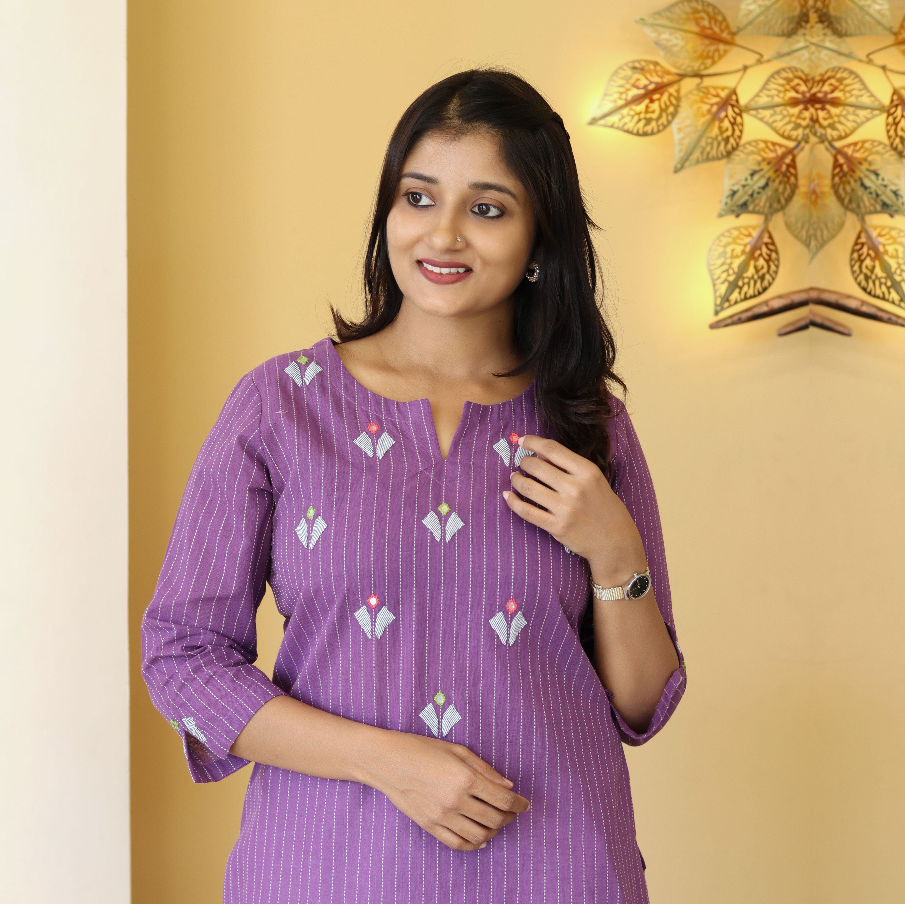 Load image into Gallery viewer, Pure Cotton Kurti-4245