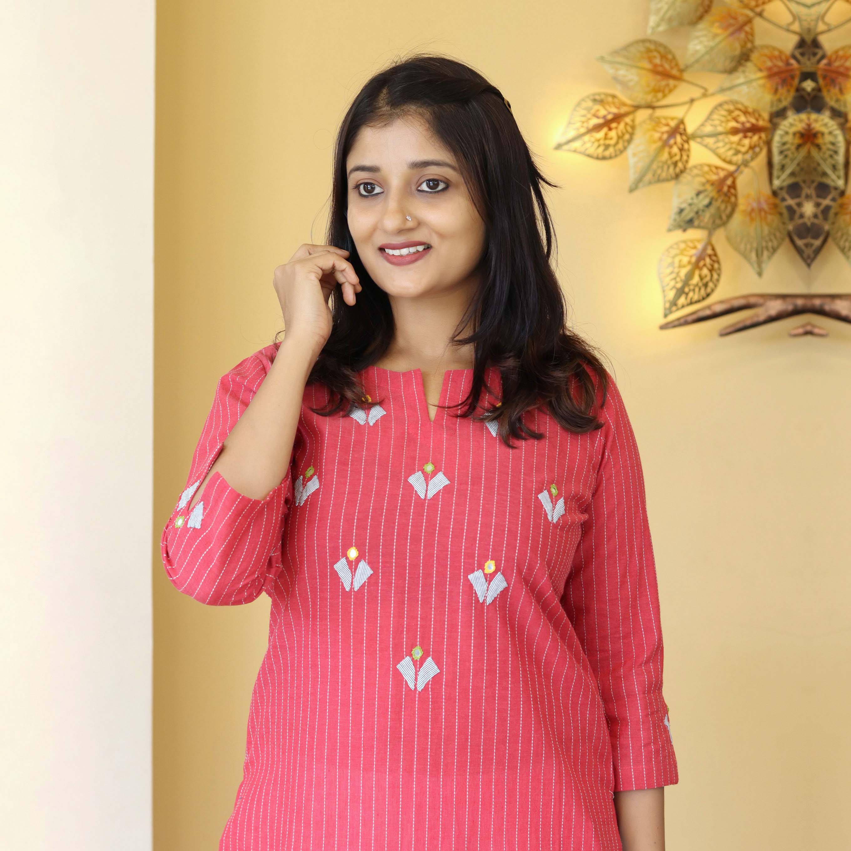 Load image into Gallery viewer, Pure Cotton Kurti-4245