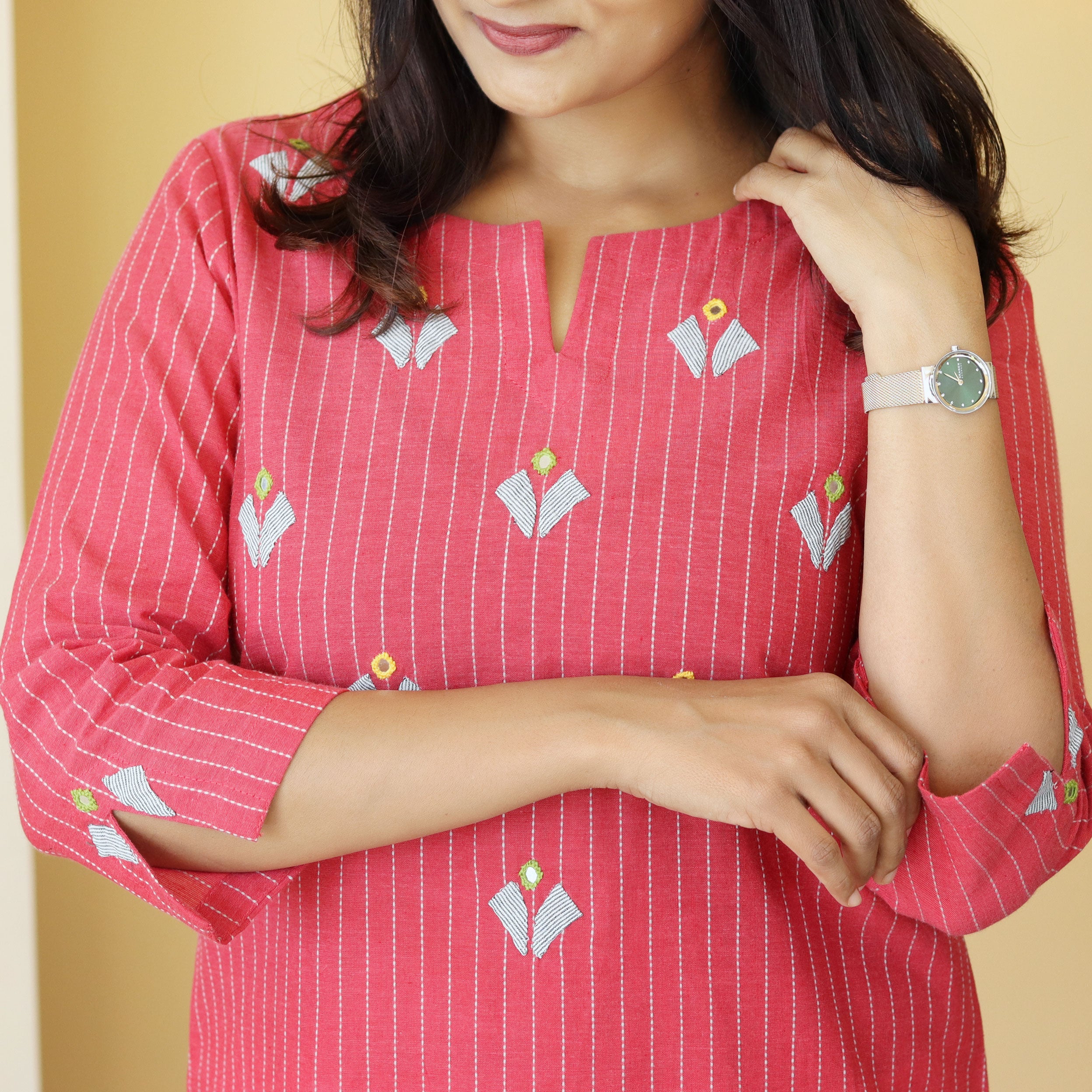 Load image into Gallery viewer, Pure Cotton Kurti-4245