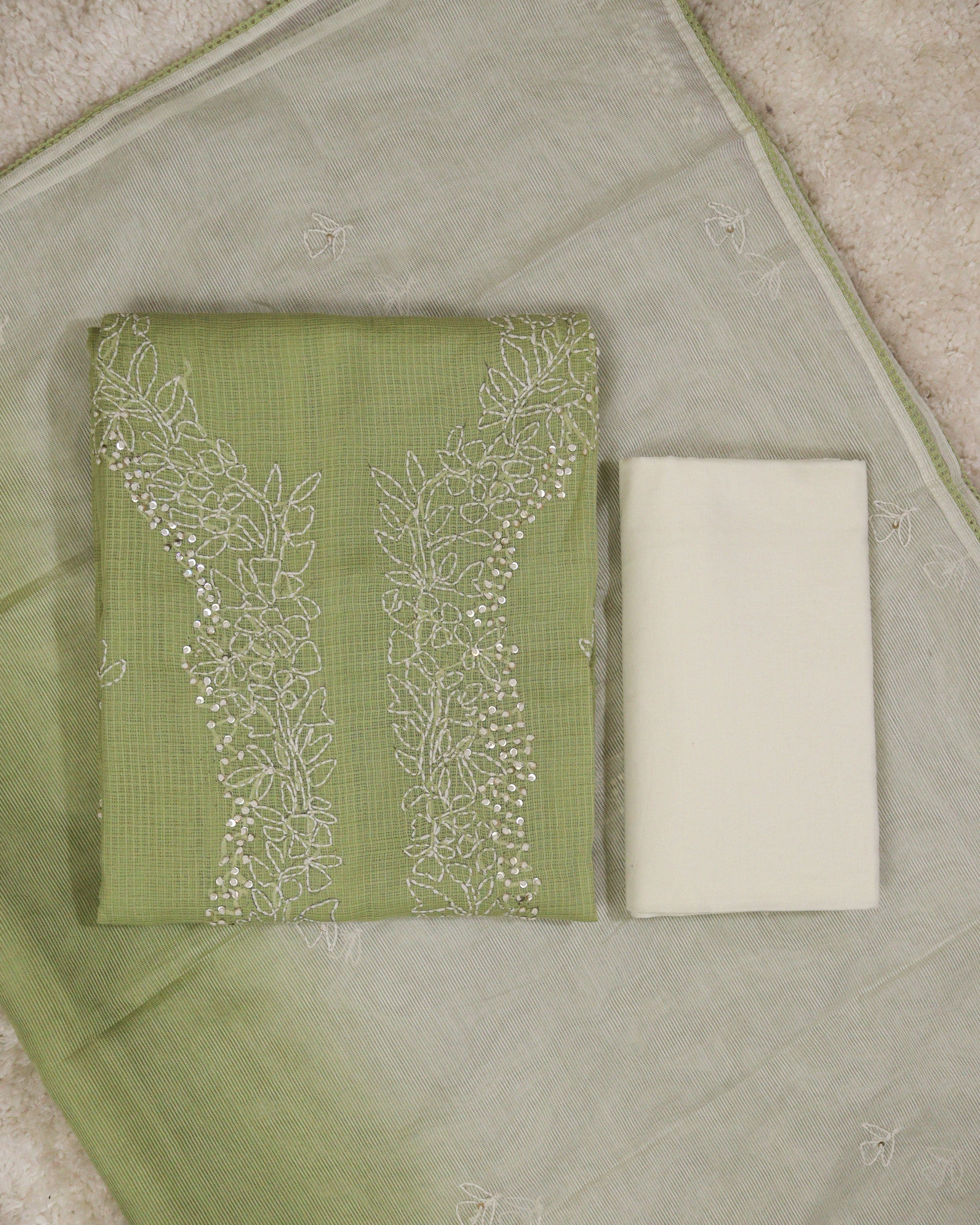 Load image into Gallery viewer, Soft Kota Doria Unstitched Suit-1620