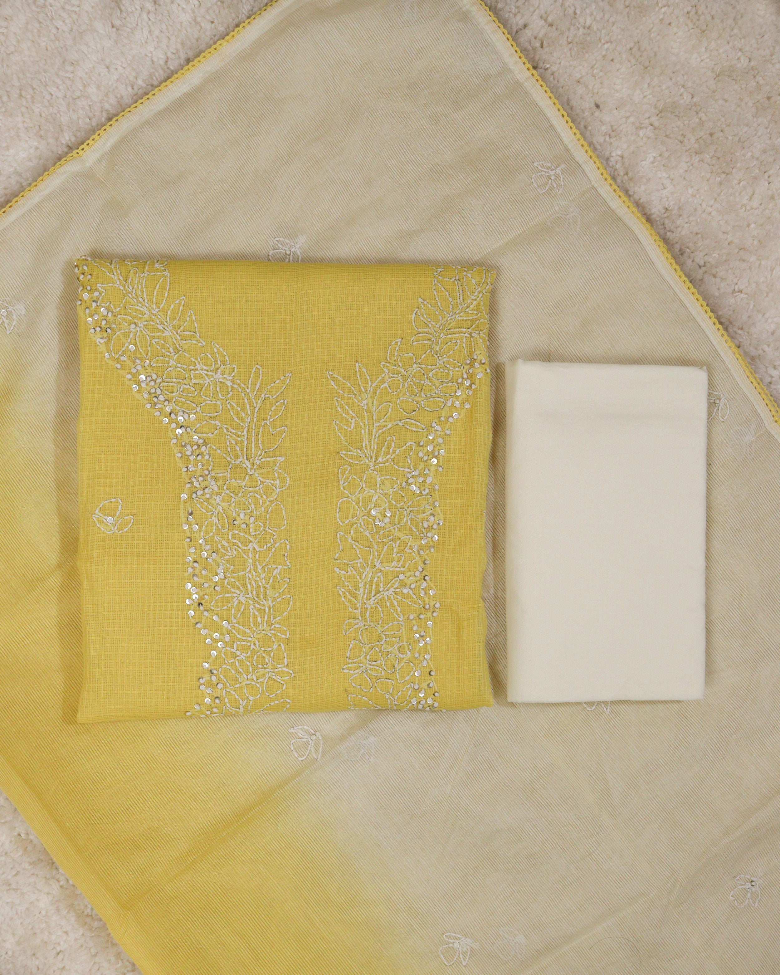 Load image into Gallery viewer, Soft Kota Doria Unstitched Suit-1620