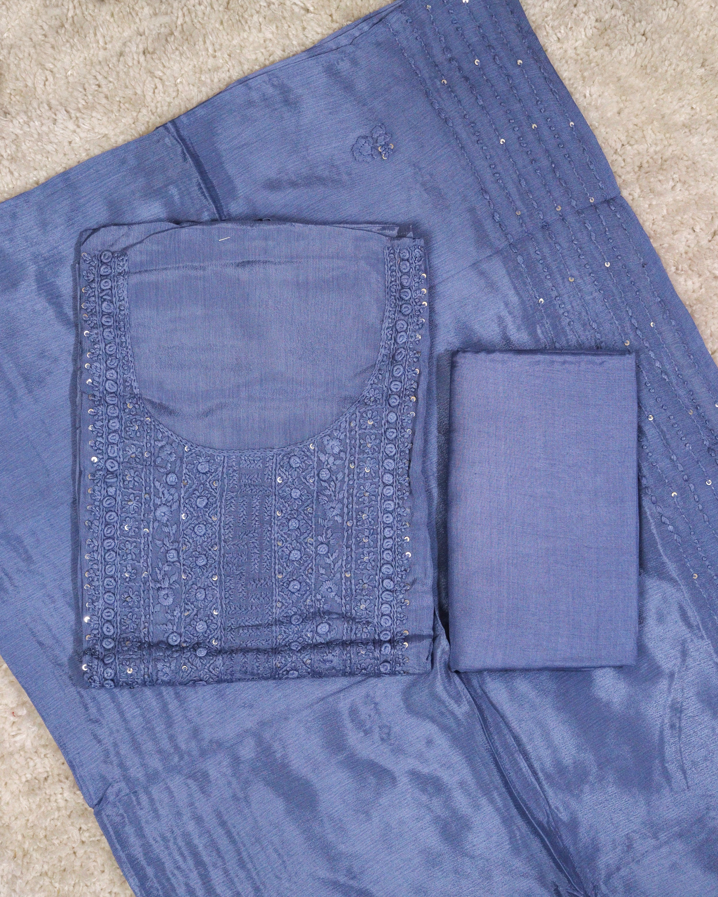 Load image into Gallery viewer, Chinnon Chiffon Unstitched Suit -1667