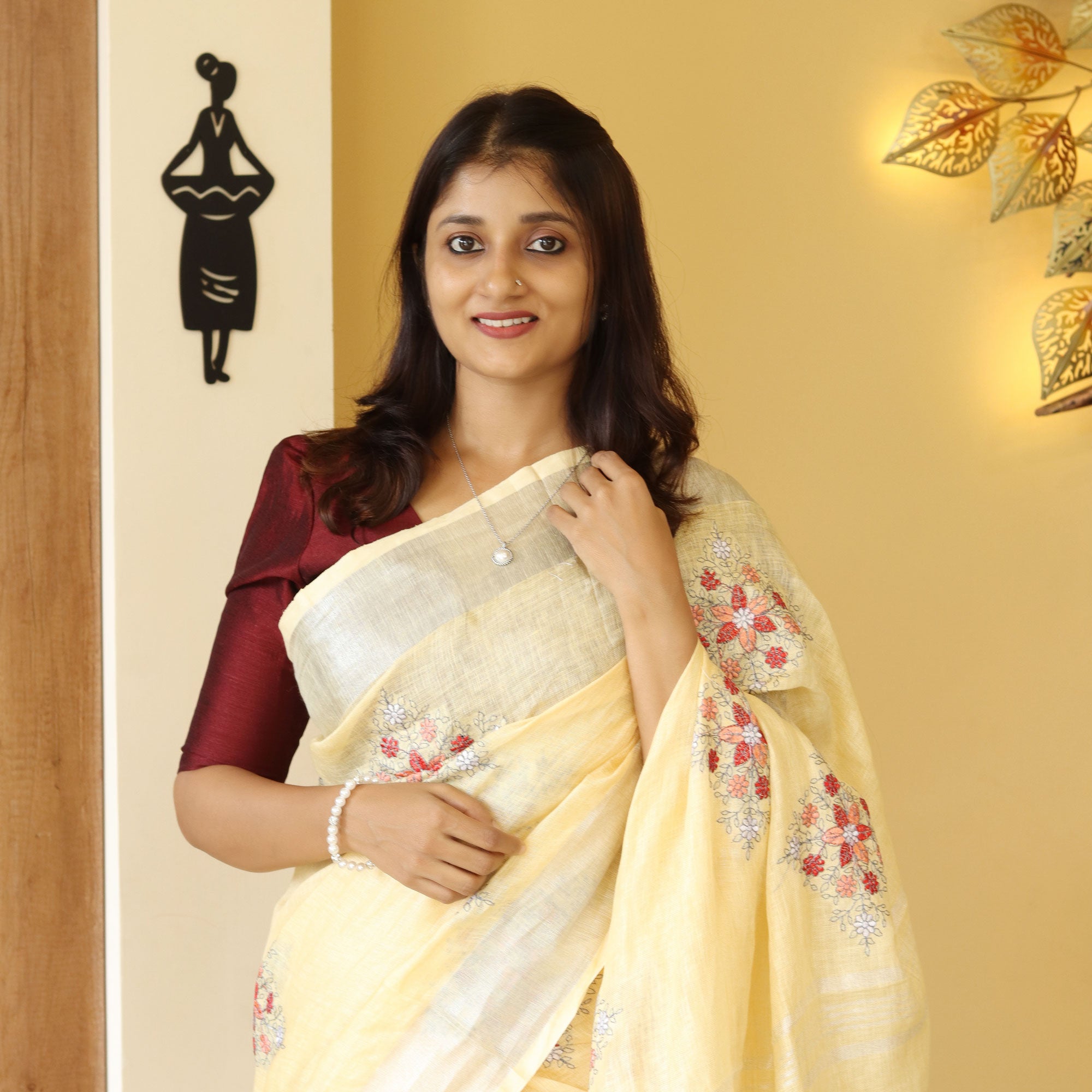 Load image into Gallery viewer, Linen Saree-4312 (PRE ORDER)
