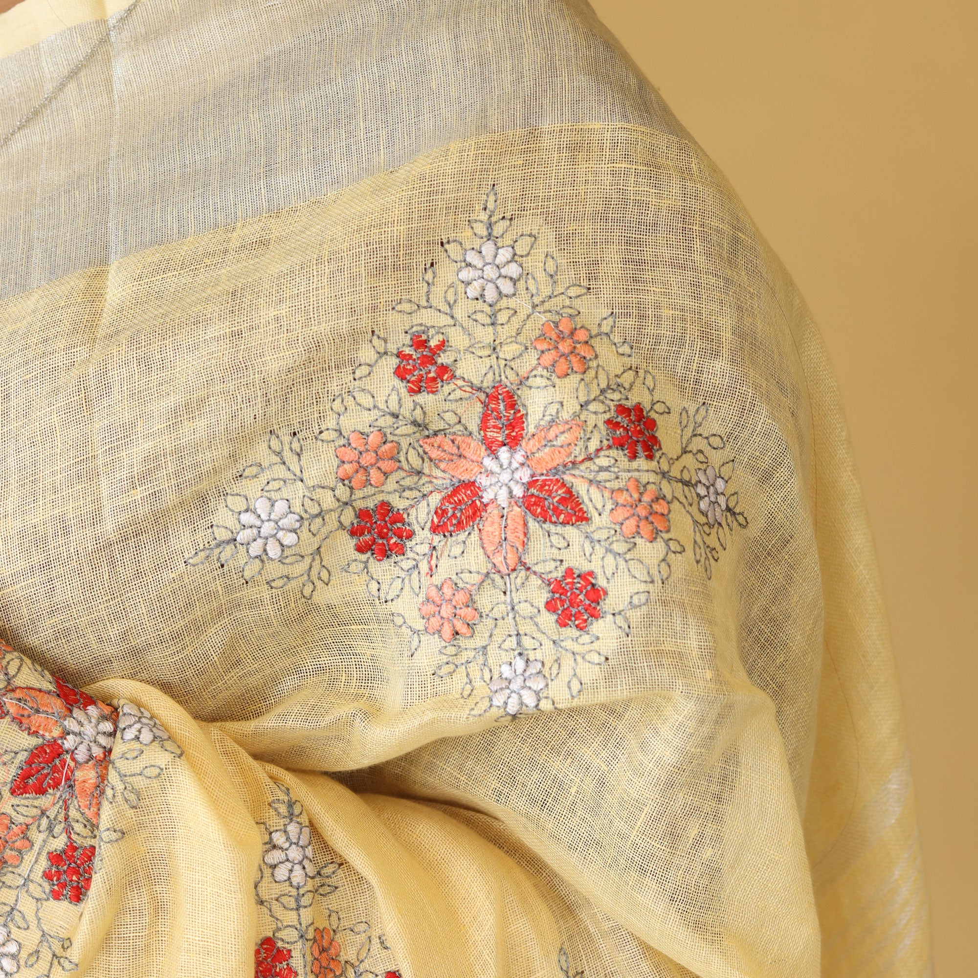Load image into Gallery viewer, Linen Saree-4312 (PRE ORDER)