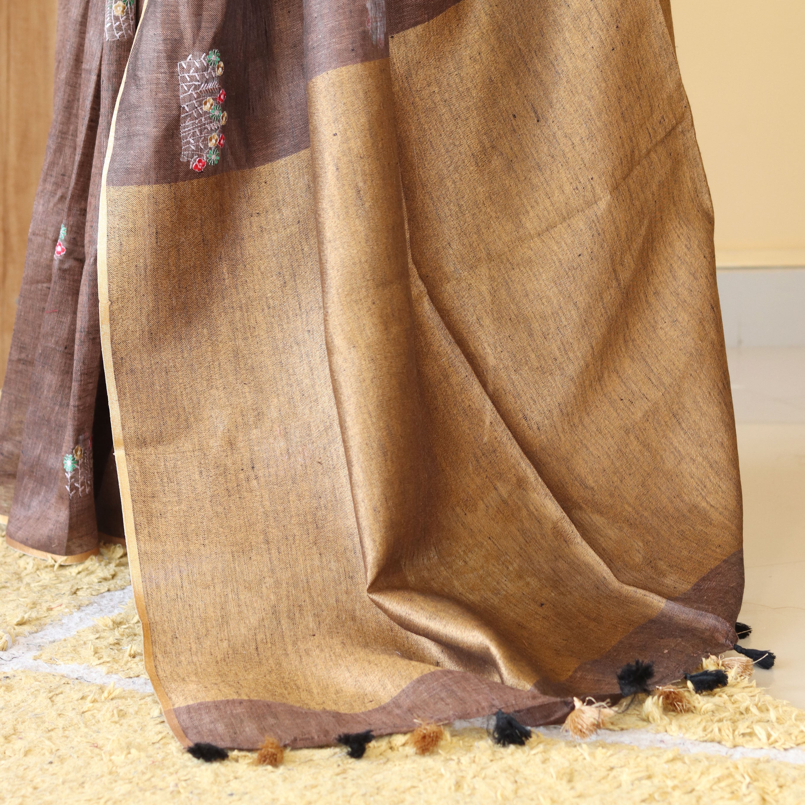Load image into Gallery viewer, Pure Linen Saree-4338 ( PRE-ORDER)