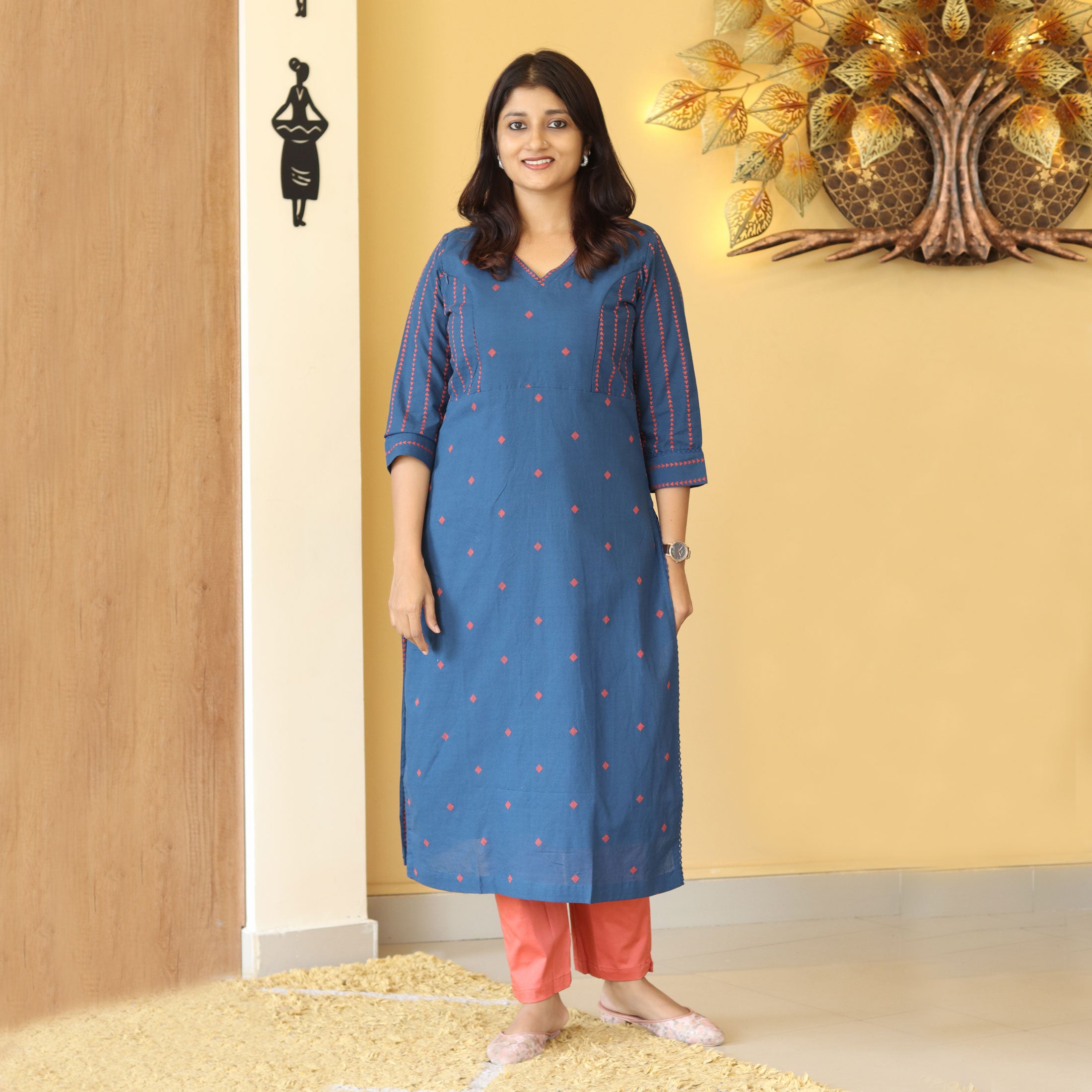 Load image into Gallery viewer, Pure Cotton Kurti 4127