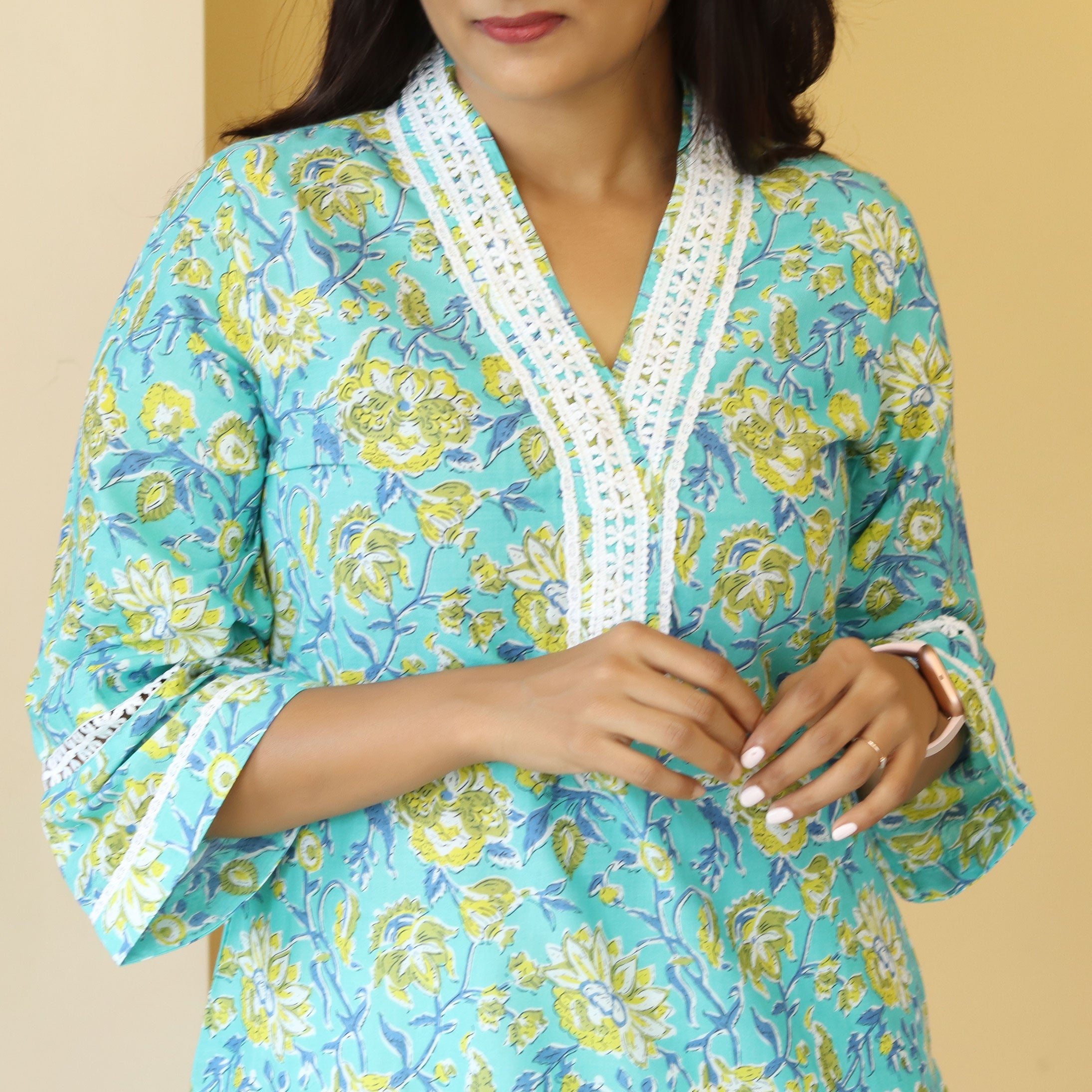 Load image into Gallery viewer, Cotton Printed Kurti-4368