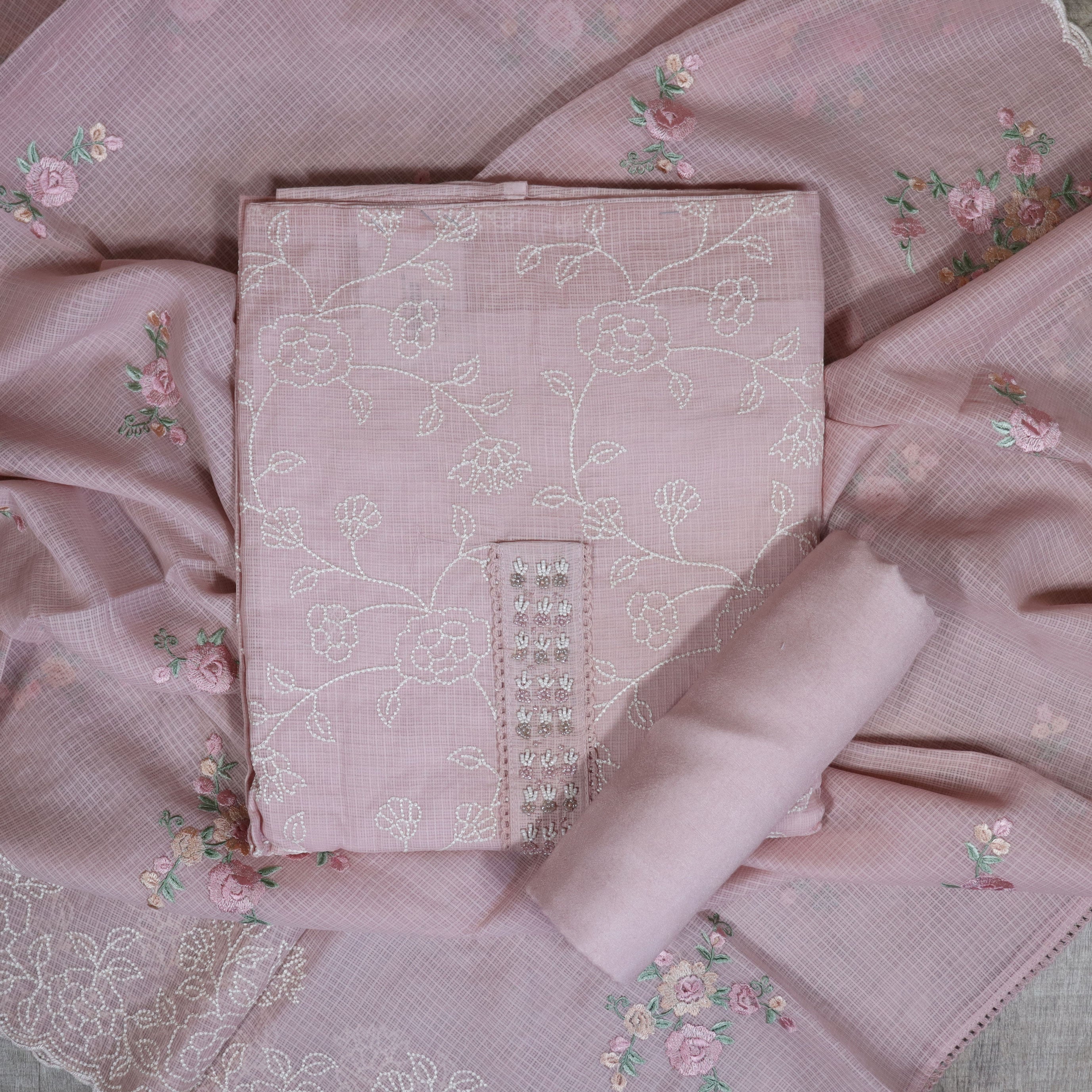 Load image into Gallery viewer, Kotta Cotton Unstitched Suit-4379