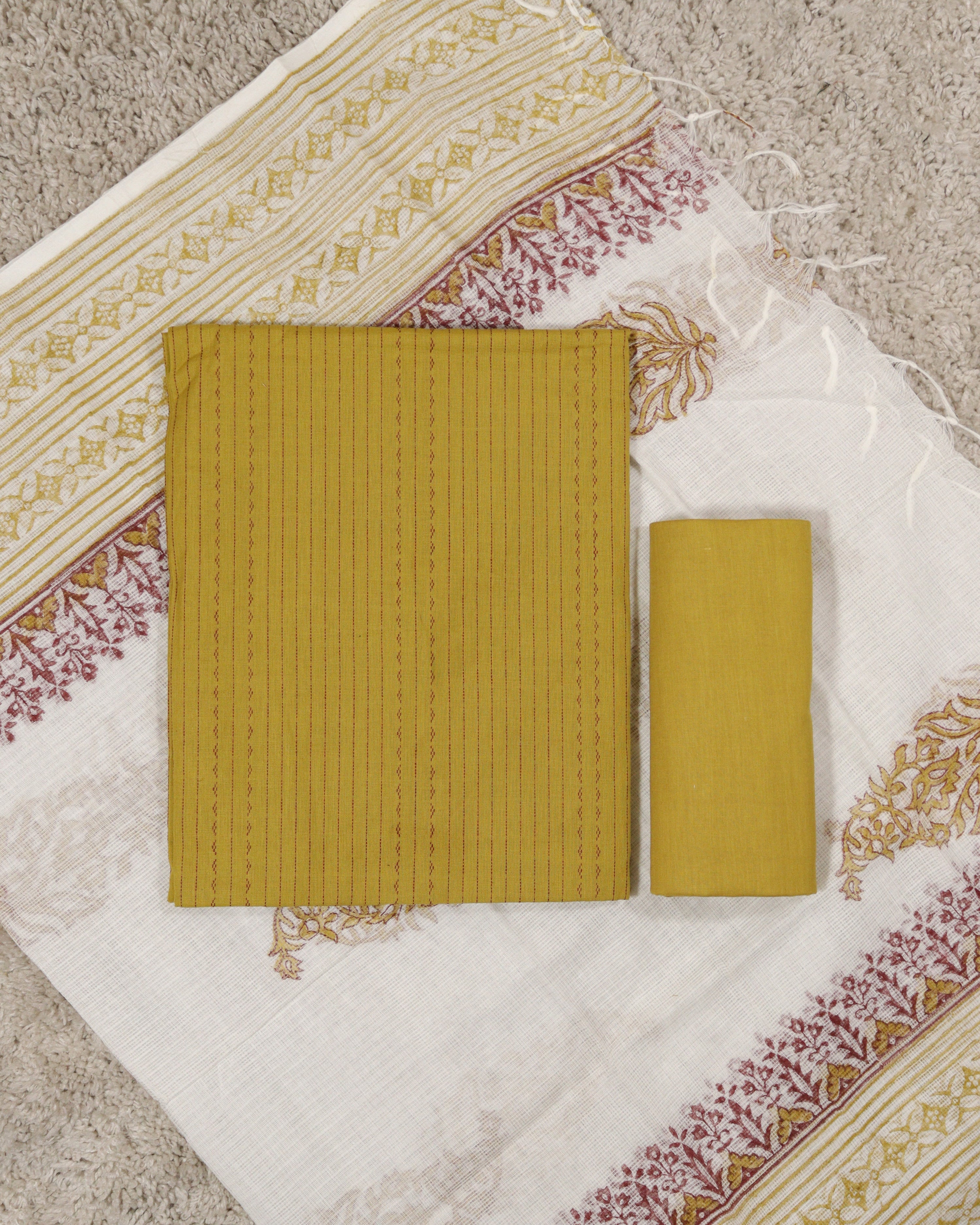 Load image into Gallery viewer, Cotton Unstitched Suit-5909