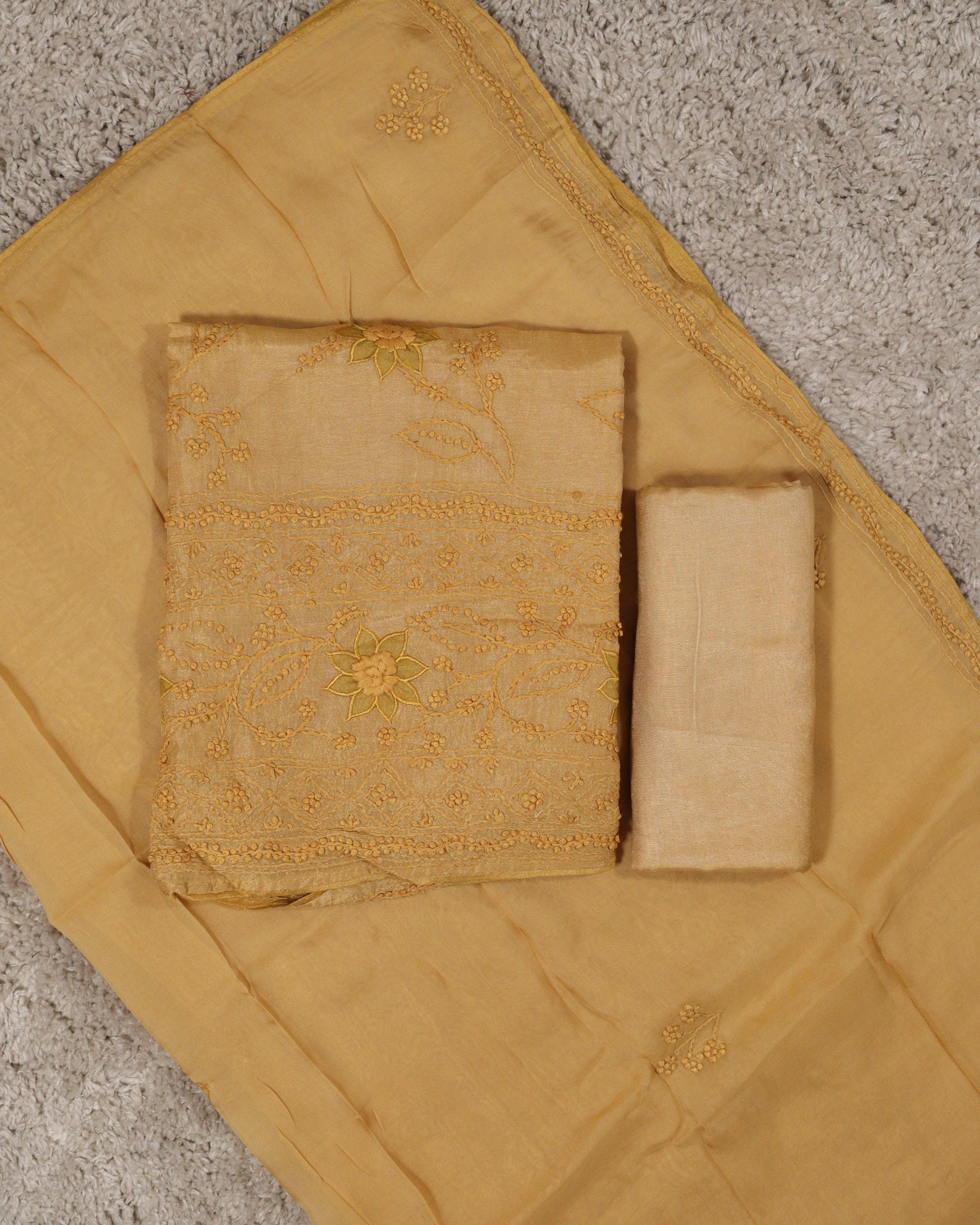 Load image into Gallery viewer, Crepe Silk Unstitched Suit-5908