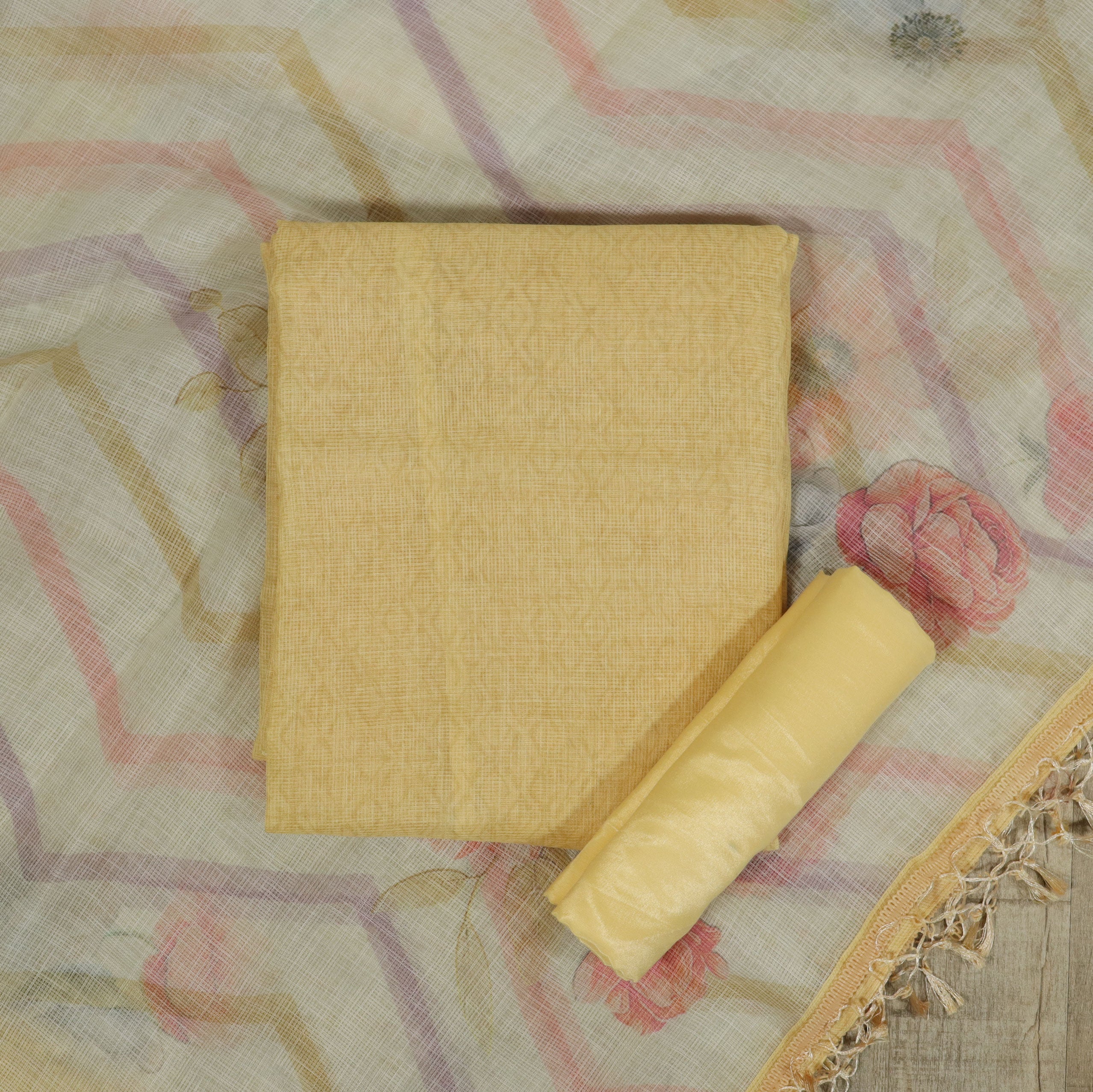 Load image into Gallery viewer, NET KOTTA FABRIC UNSTITCHED SUIT-1699