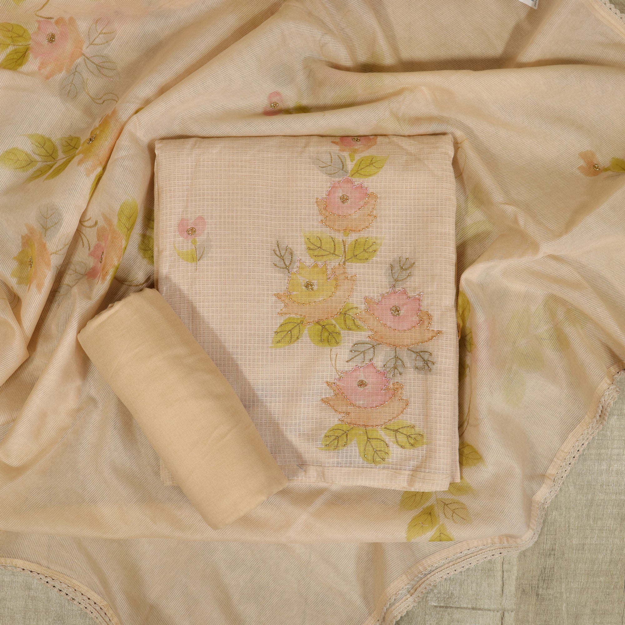 Load image into Gallery viewer, Kotta Cotton Unstitched Suit-4471