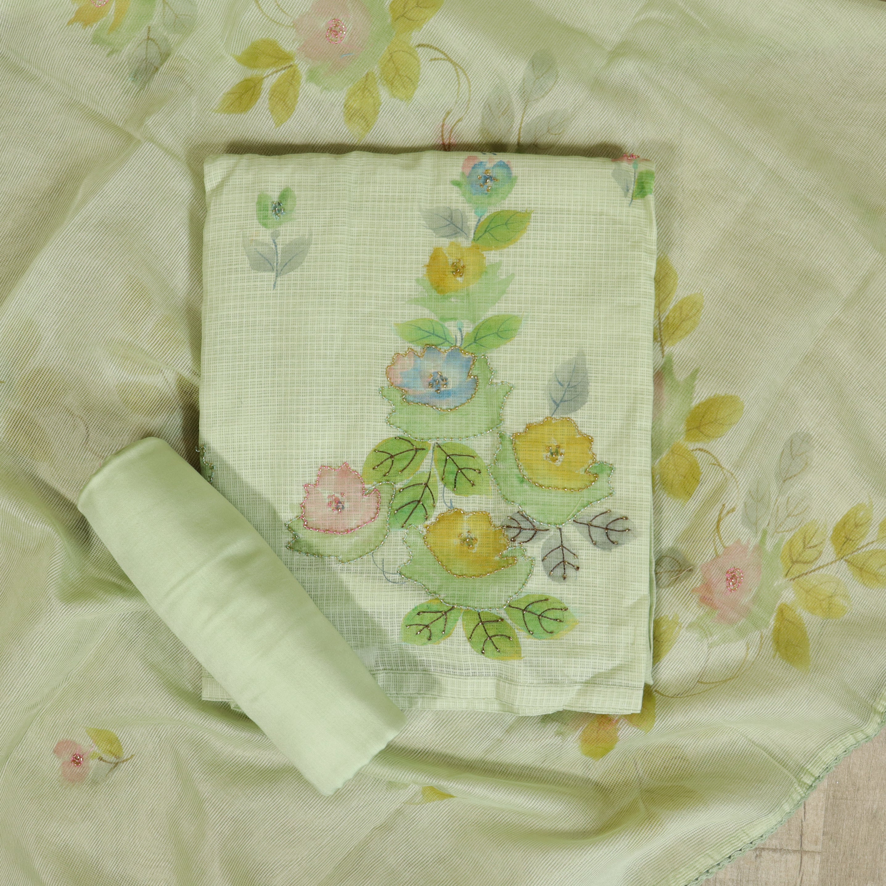 Load image into Gallery viewer, Kotta Cotton Unstitched Suit-4471